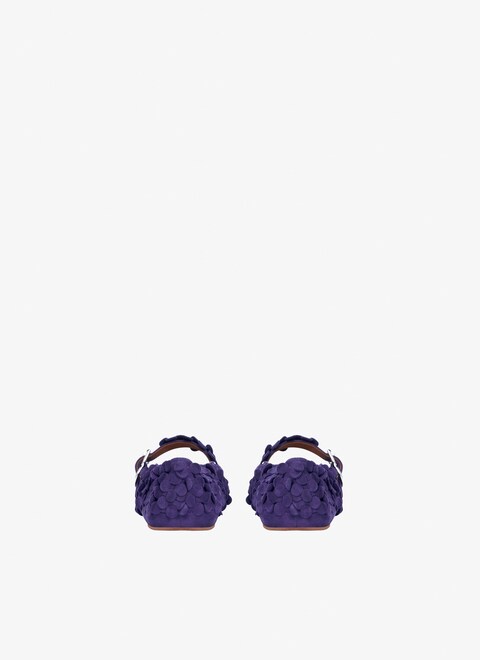 suede goatskin ballet flats - maison-alaia.com