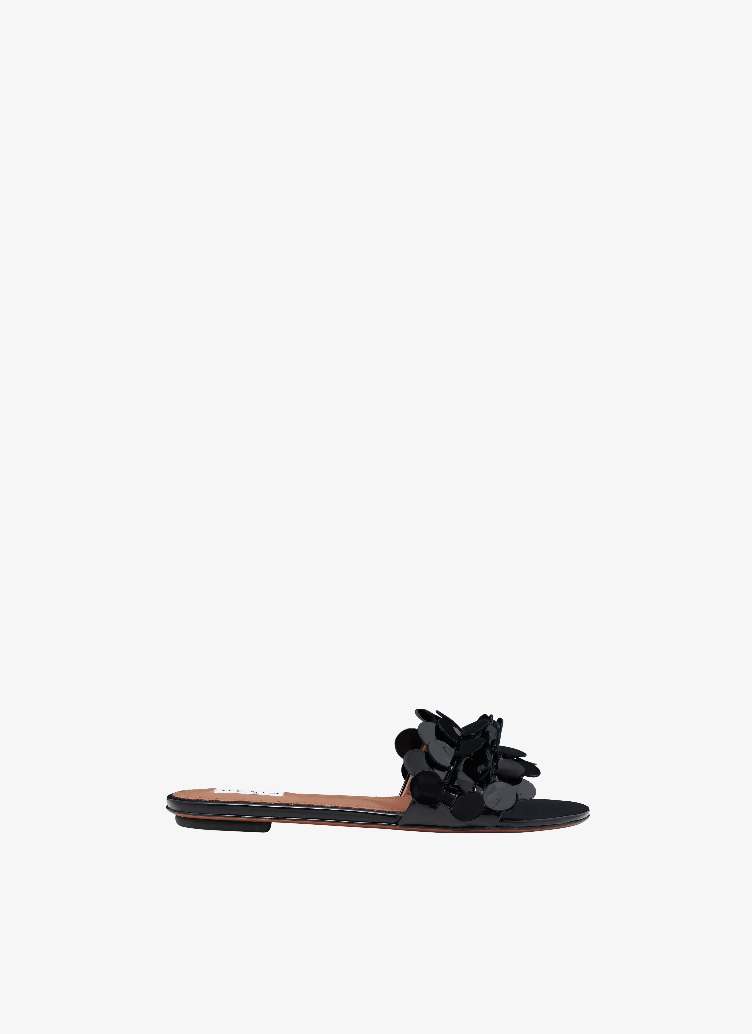 Confettis mules in patent calfskin maison-alaia.com