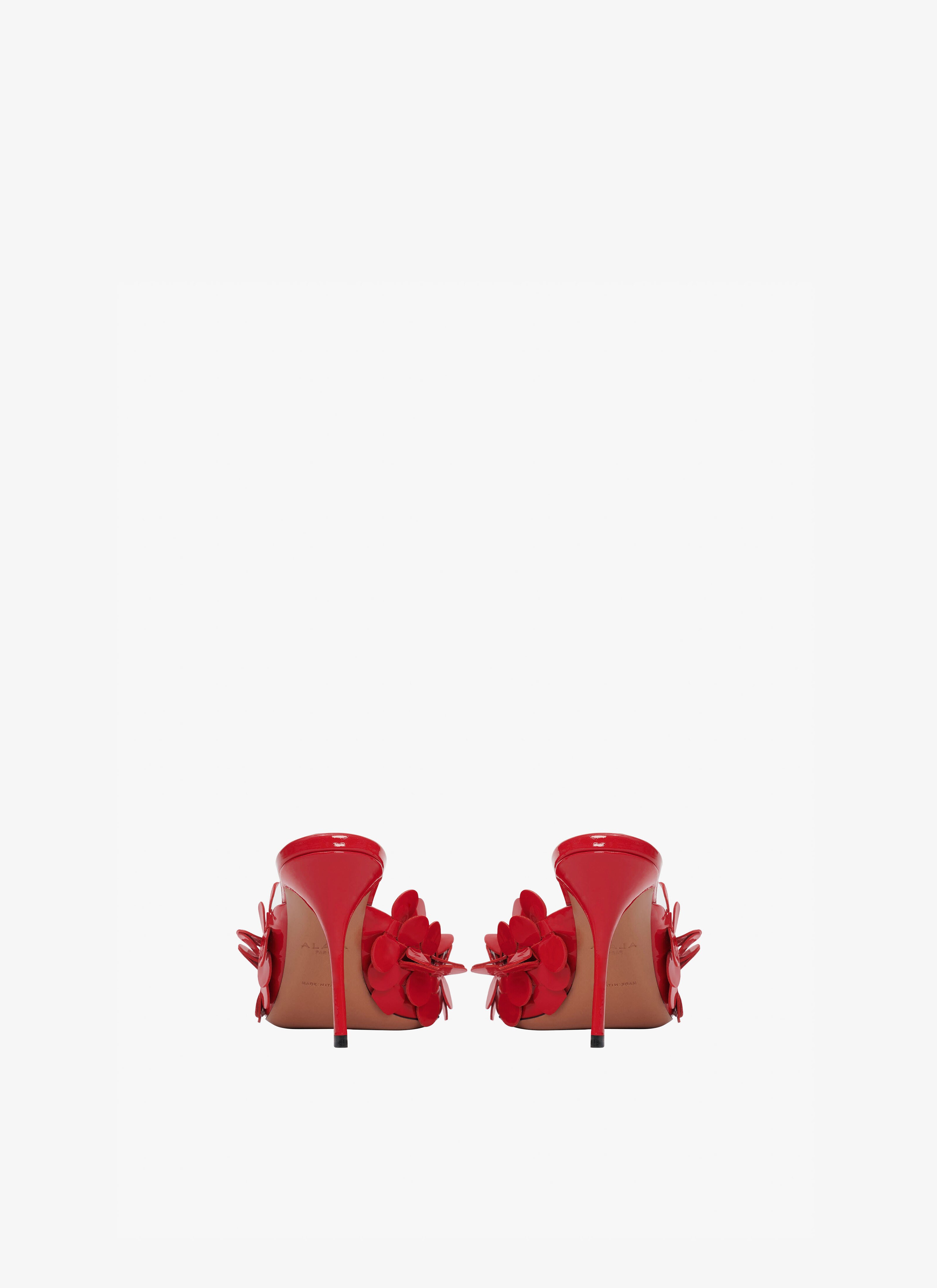 Confettis mules in patent calfskin - maison-alaia.com