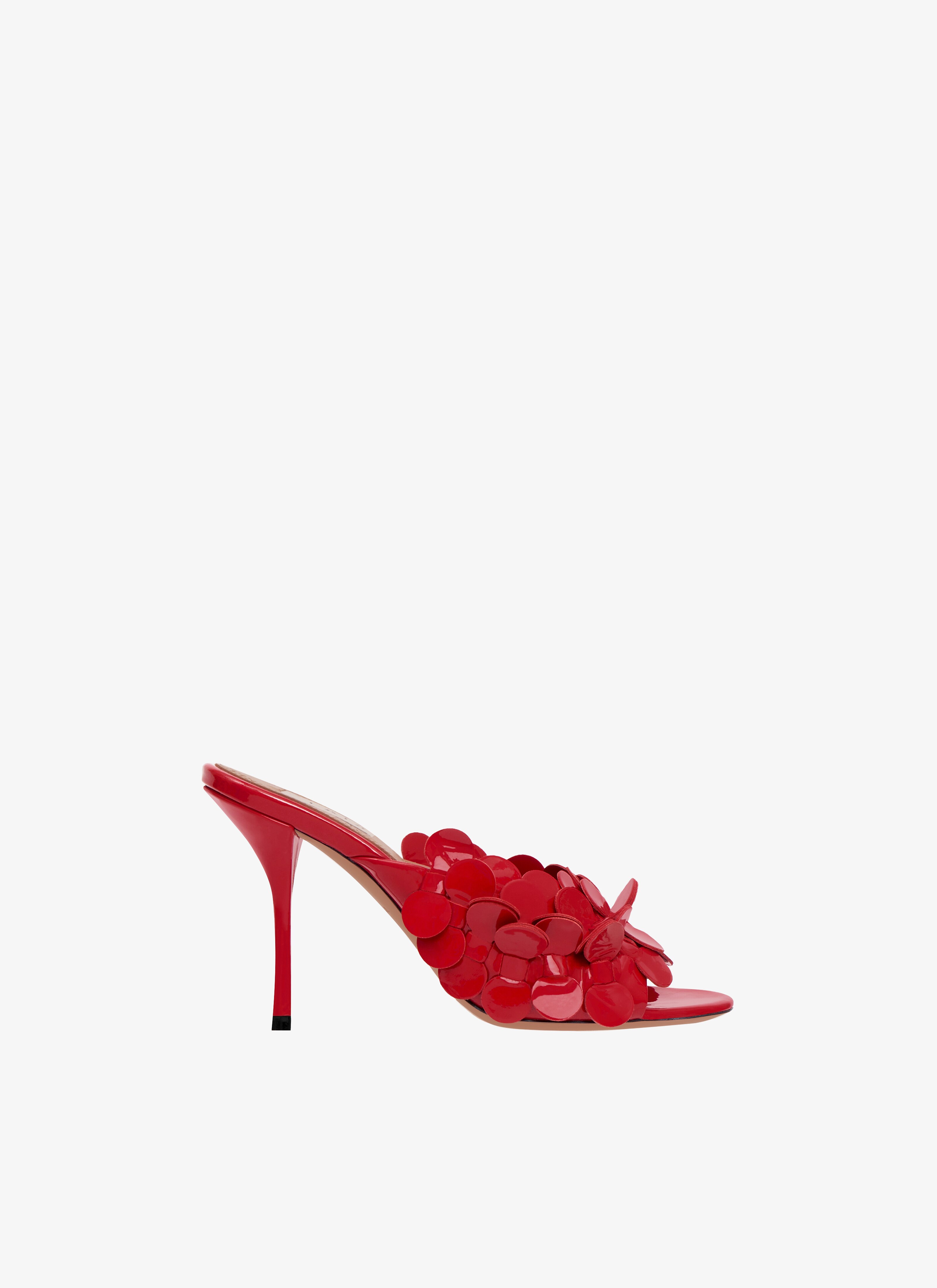 ALAÏA Women's Lacquer Red Le Cœur Bag In Calfskin