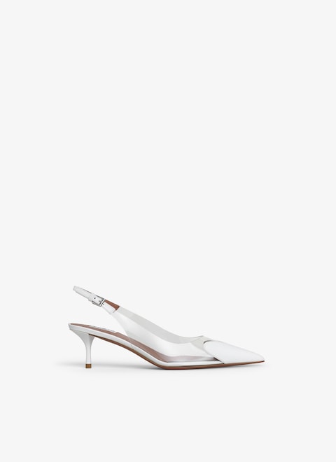 Heart SLINGBACKS IN patent LAMBSKIN - maison-alaia.com