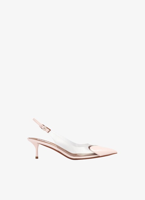 Heart SLINGBACKS IN patent LAMBSKIN - maison-alaia.com