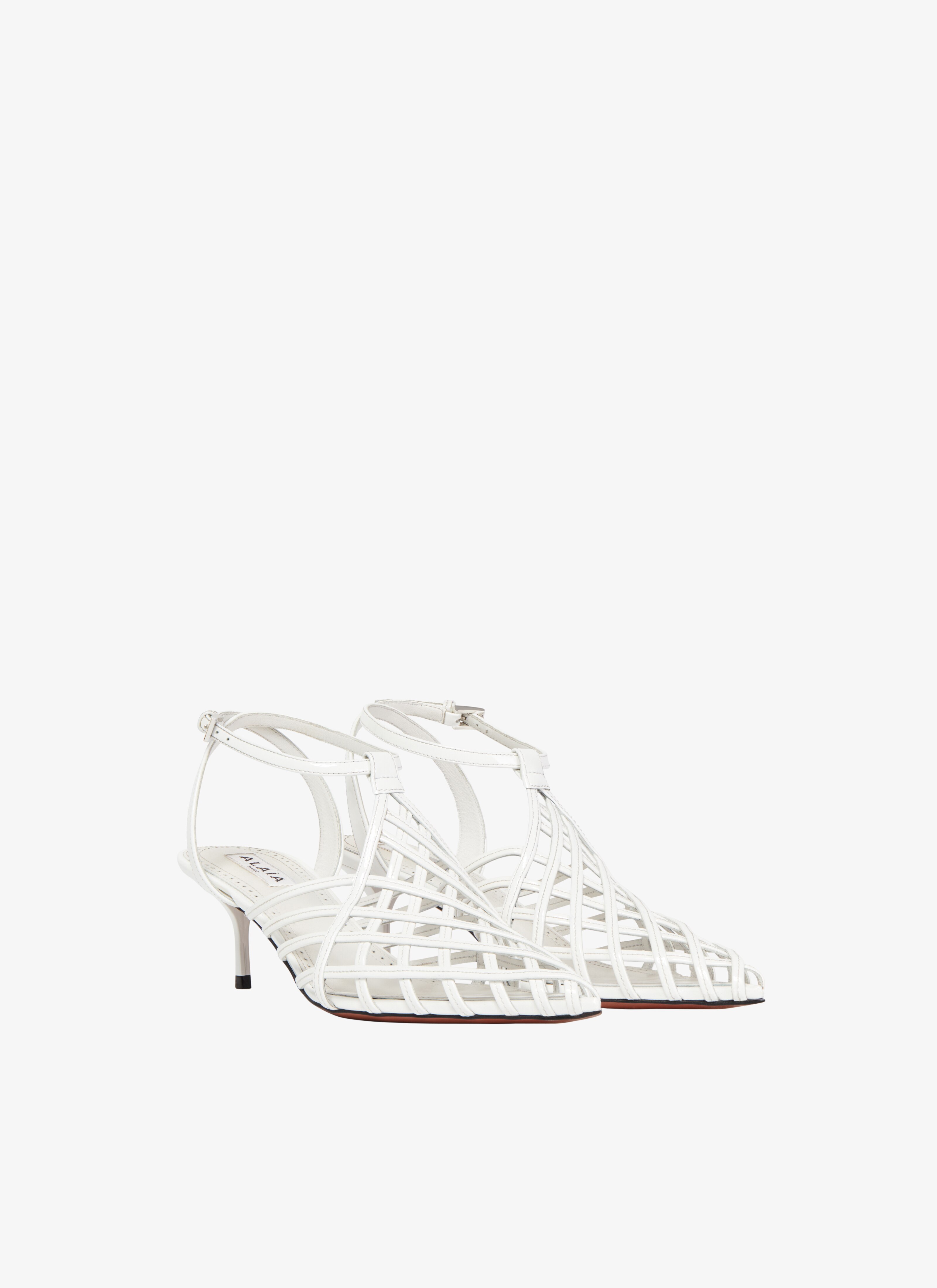 LA CAGE SANDALS IN LAMBSKIN - maison-alaia.com