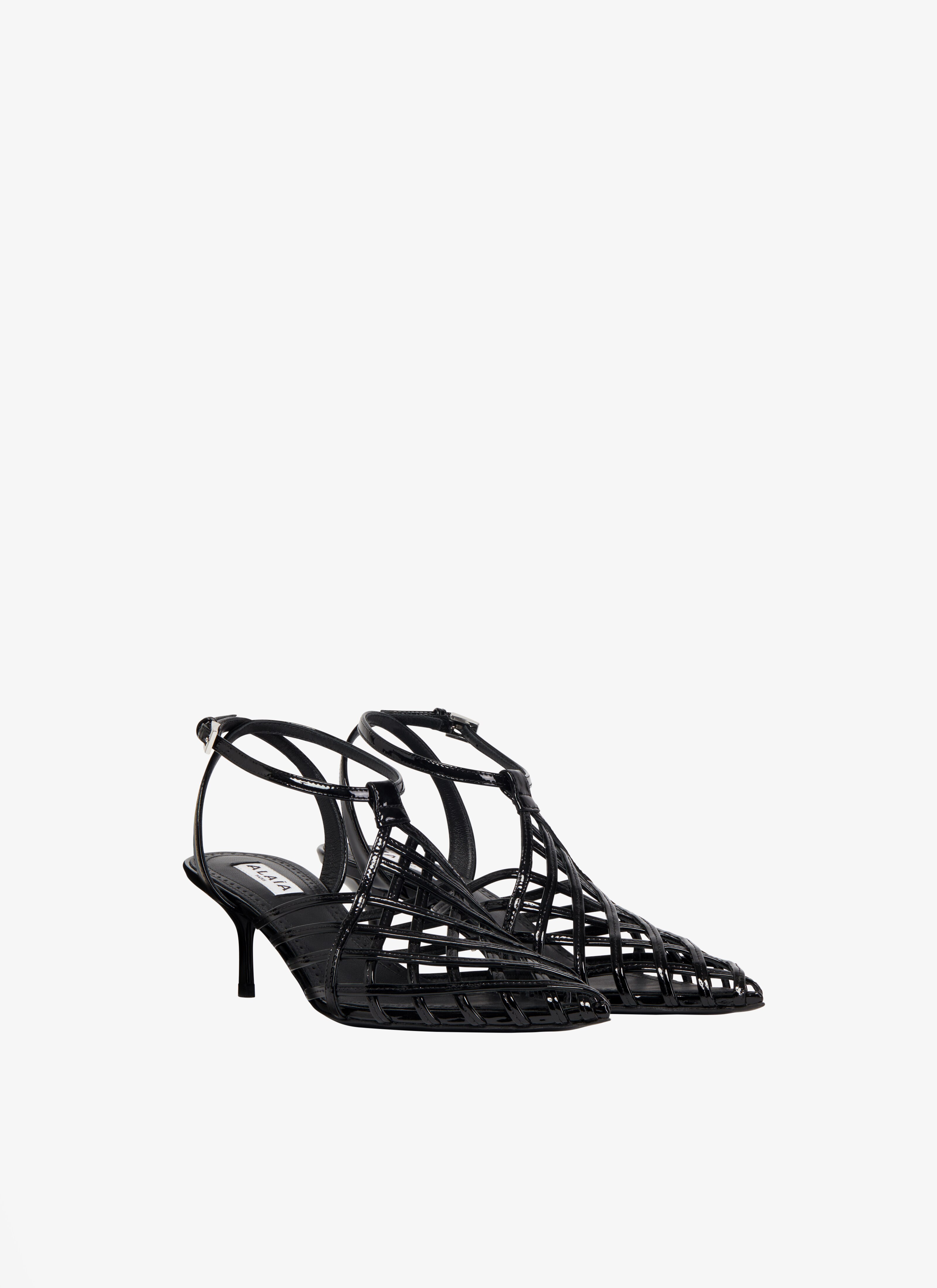 LA CAGE SANDALS IN LAMBSKIN - maison-alaia.com
