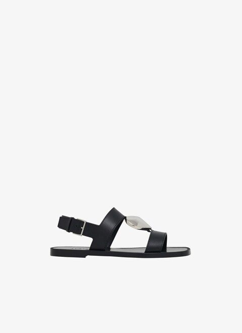 FLAT SANDALS Le cœur IN LAMBSKIN - maison-alaia.com