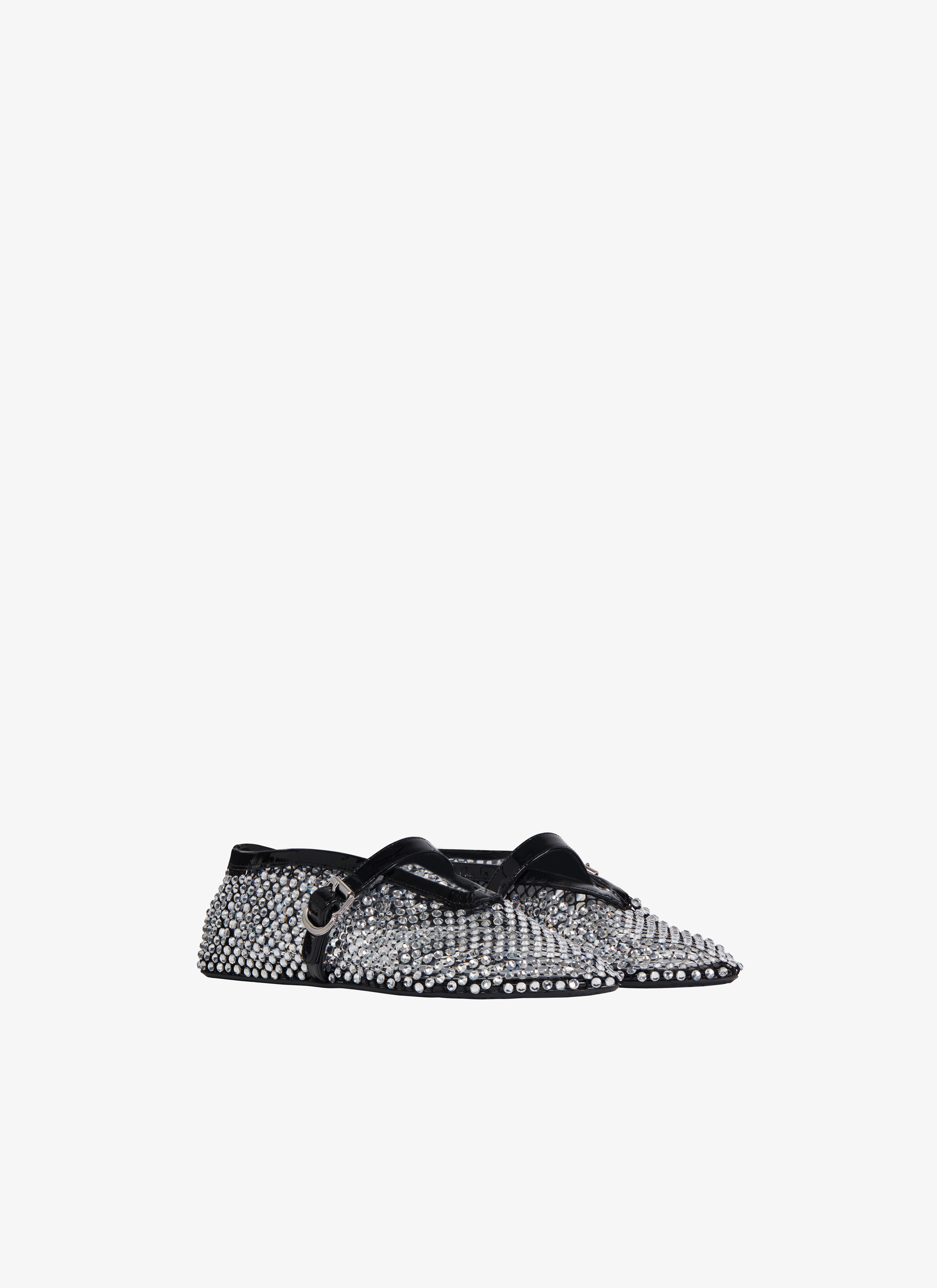 【ALAIA直営店】BALLERINES EN RESILLE LAMINEE ALAÏA BALLERINES EN RÉSILLE | ALAÏA FR