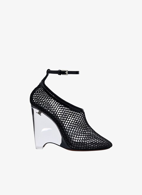 LA CAGE WEDGE PUMPS in fishnet - maison-alaia.com