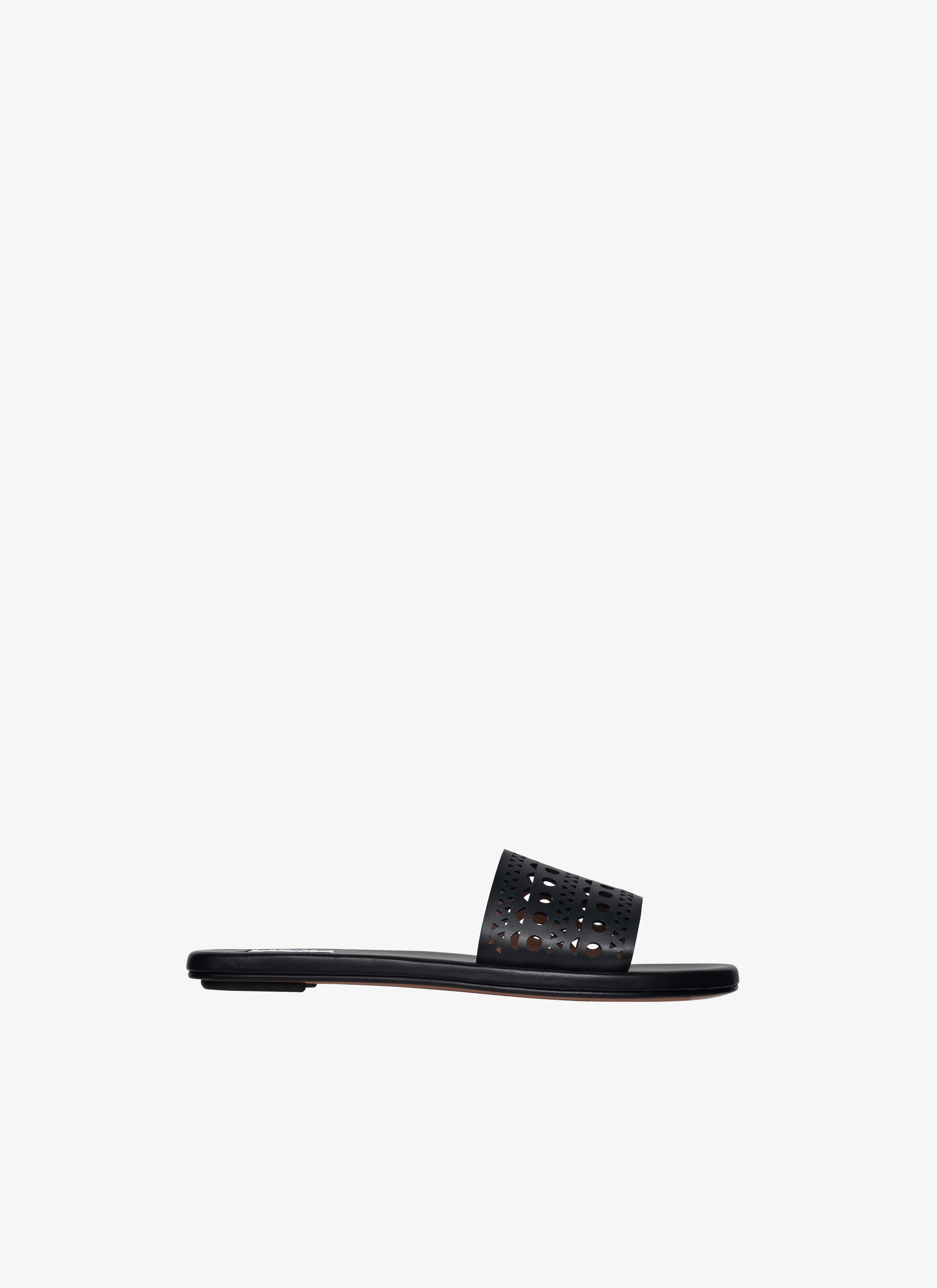 ALAÏA BLACK MULES IN VIENNE CALFSKIN
