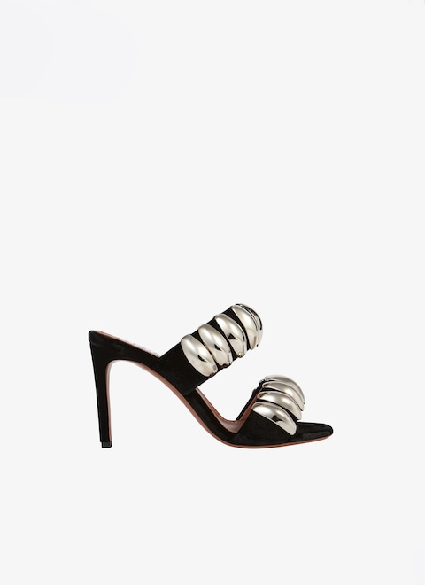 TRIBAL VELVET MULES - maison-alaia.com