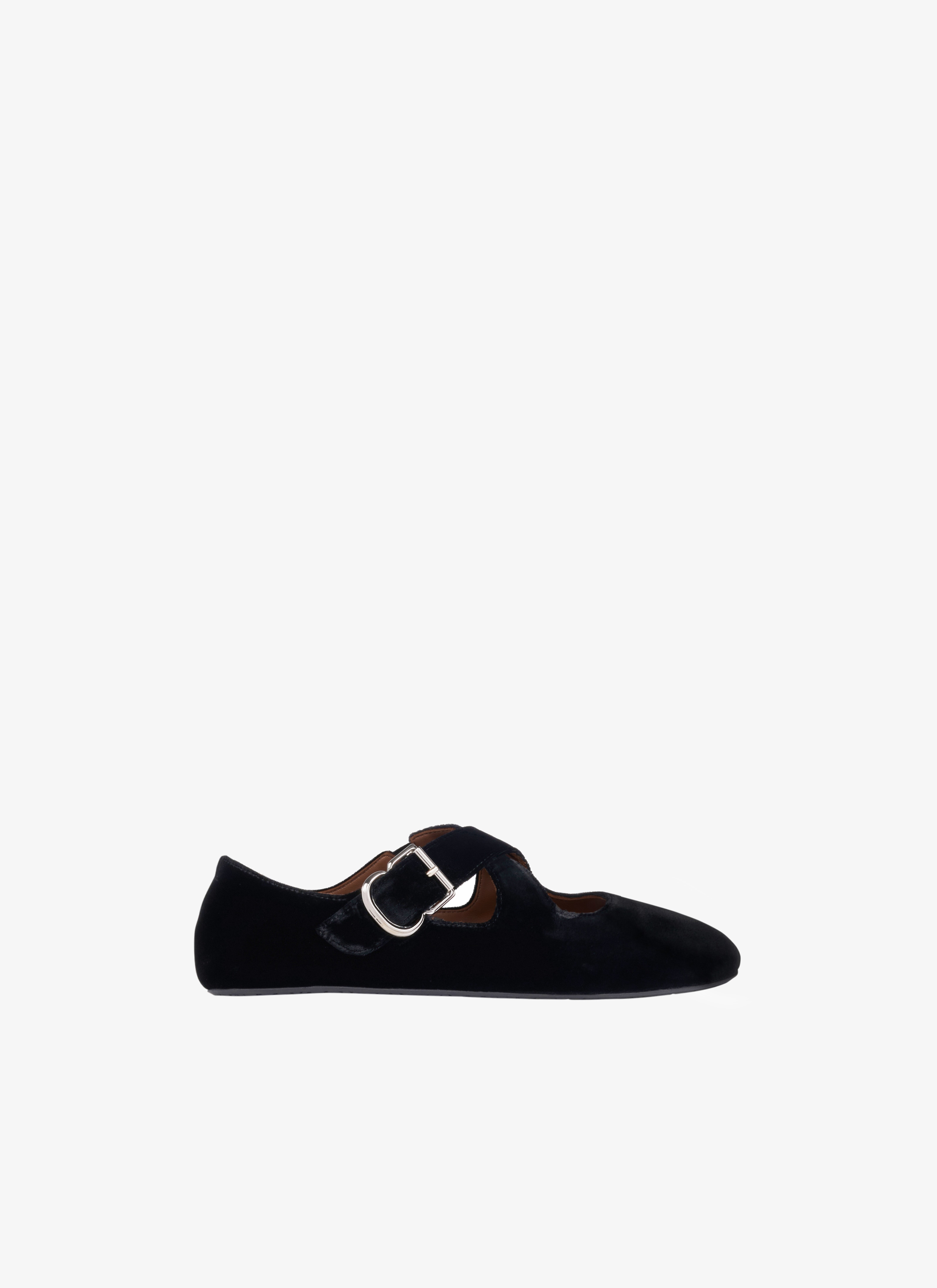 ALAÏA Women's Black CRISS CROSS Ballet Flats | ALAÏA US