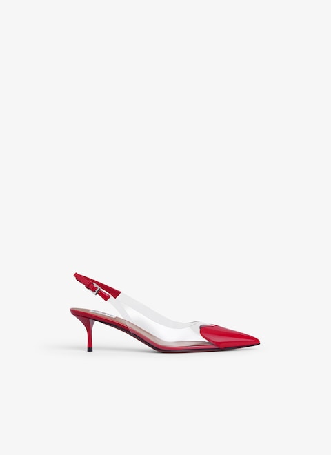 HEART SLINGBACKS IN PATENT LAMBSKIN - maison-alaia.com