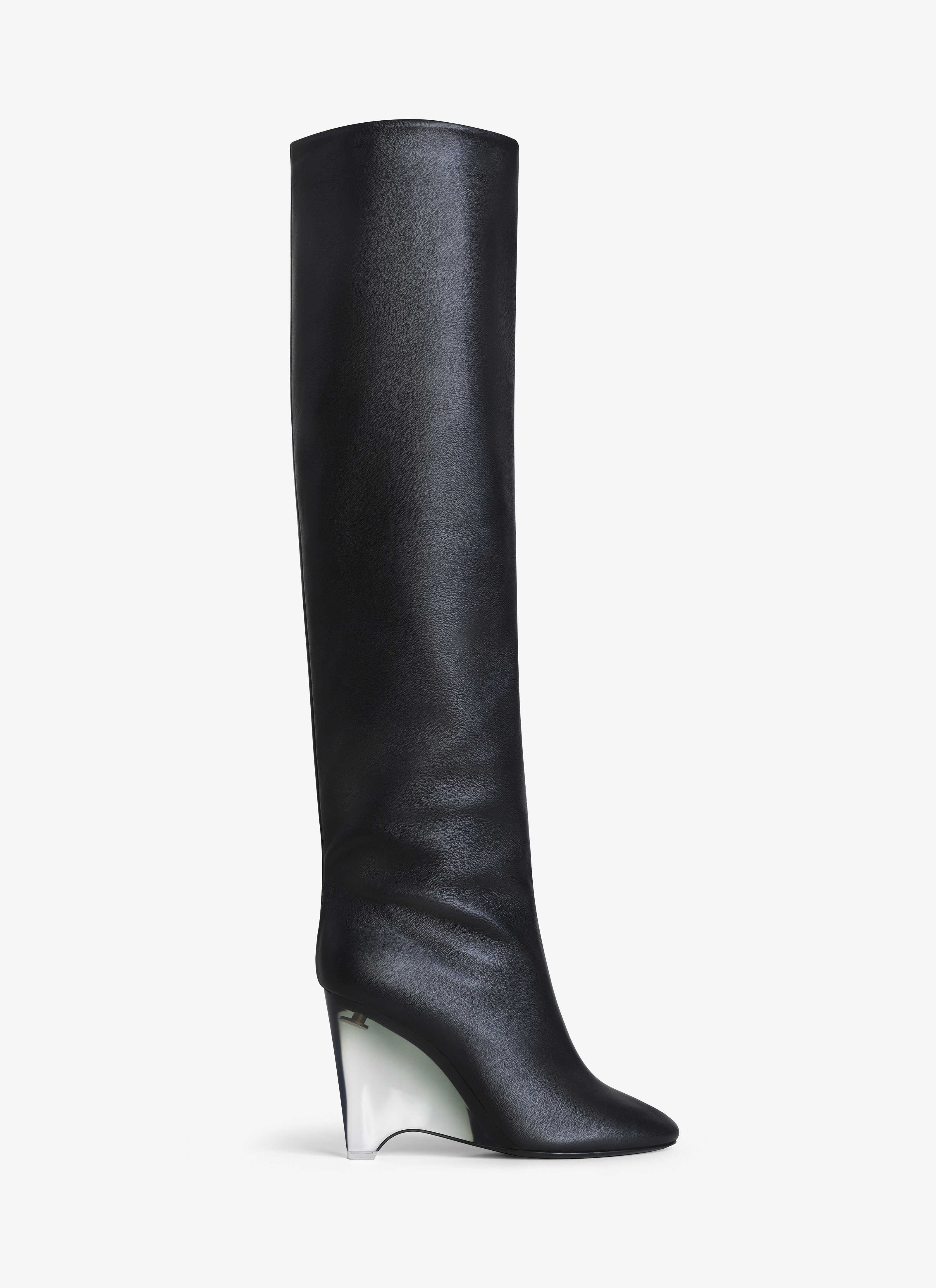 ALAÏA Women's Black WEDGE BOOTS IN CALFSKIN | ALAÏA UK