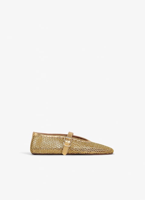 FISHNET BALLET FLATS  - maison-alaia.com