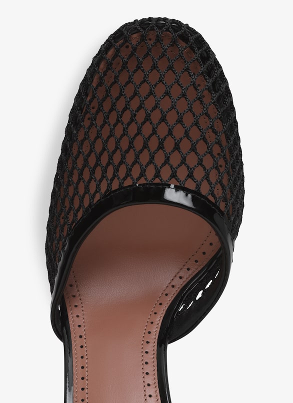 HIGH FISHNET PUMPS ALAÏA BLACK HIGH FISHNET PUMPS