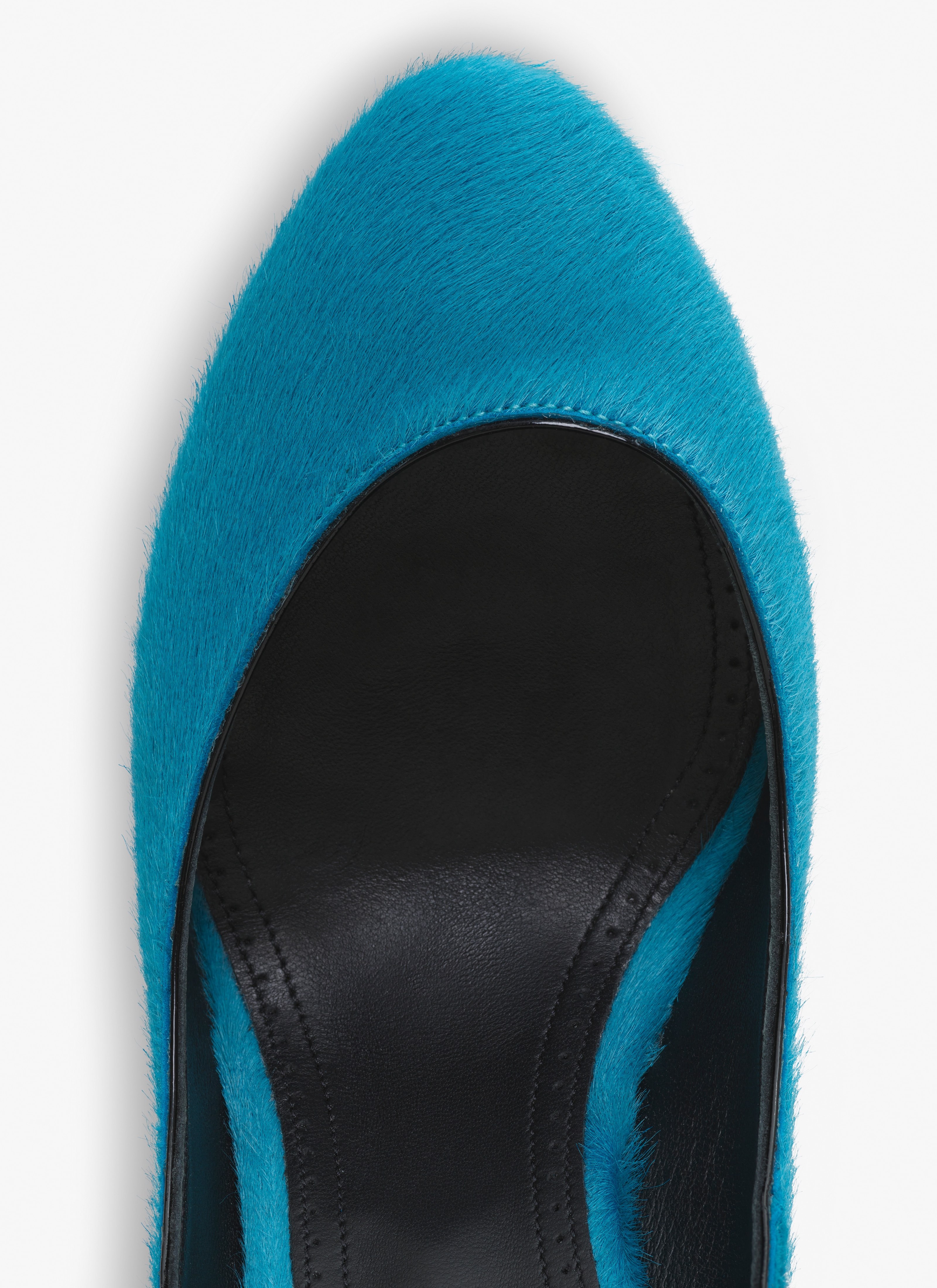 ALAÏA TURQUOISE DECOLLETE 헤어카프 펌프스