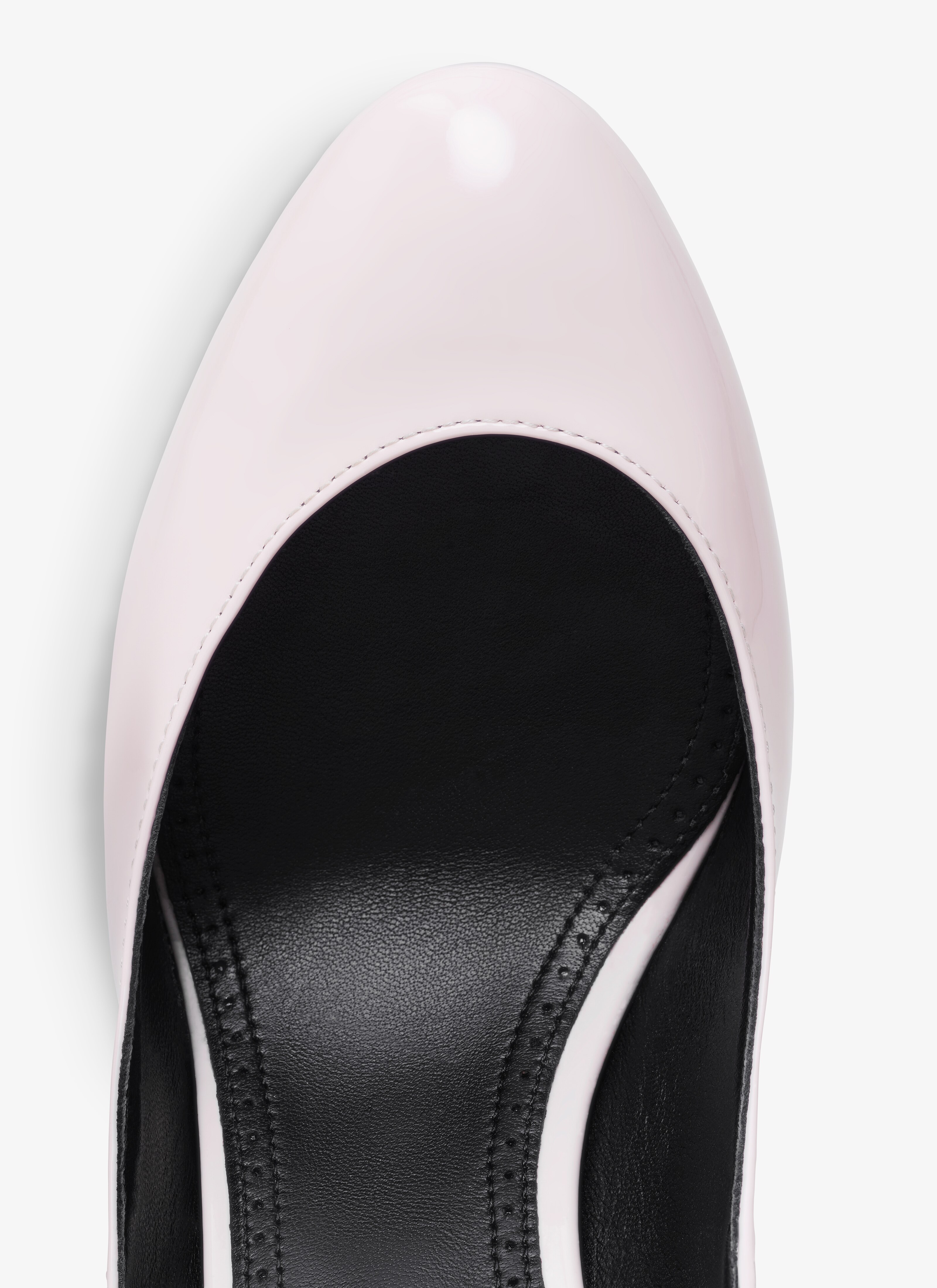 ALAÏA ペールピンク DECOLLETE パテントレザー製 パンプス