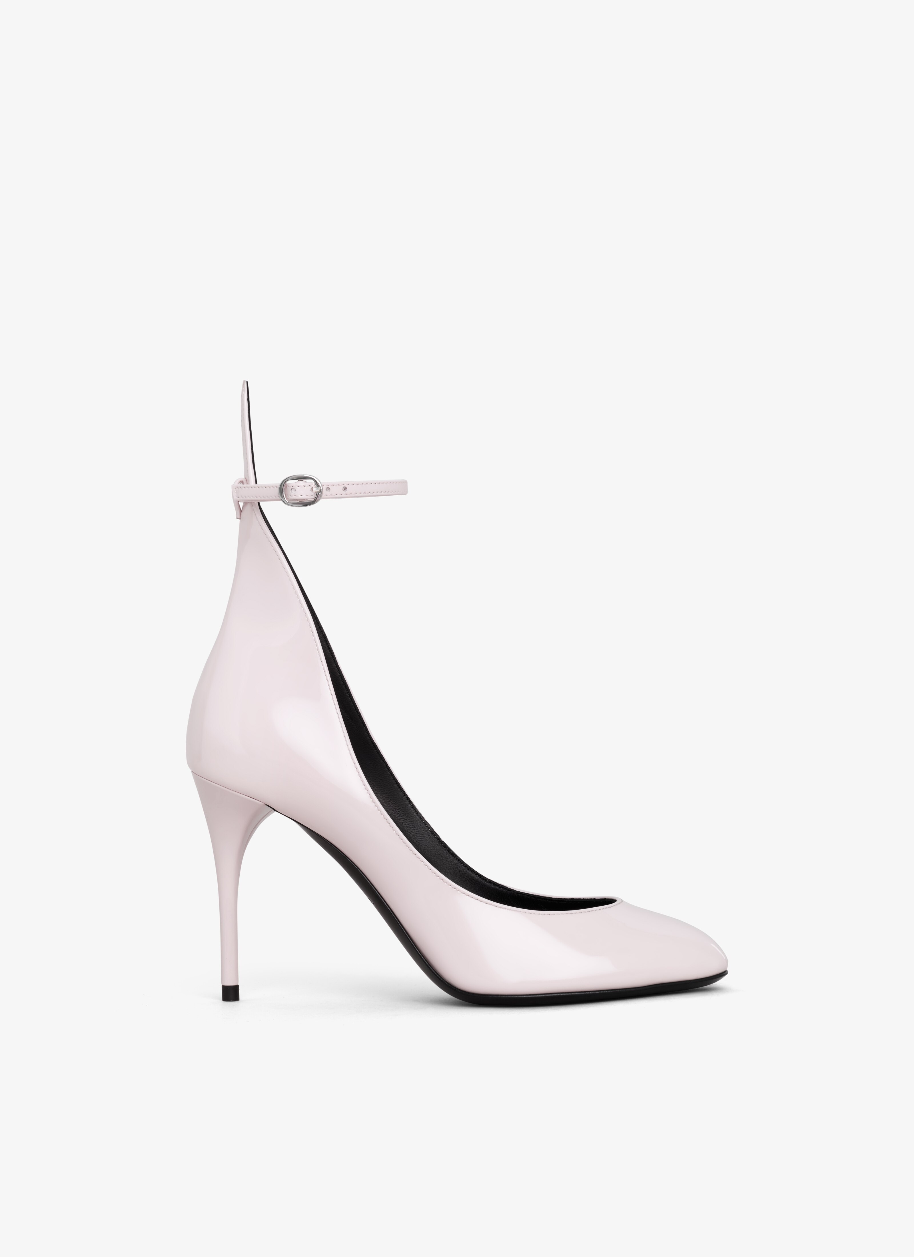 ALAÏA ペールピンク DECOLLETE パテントレザー製 パンプス