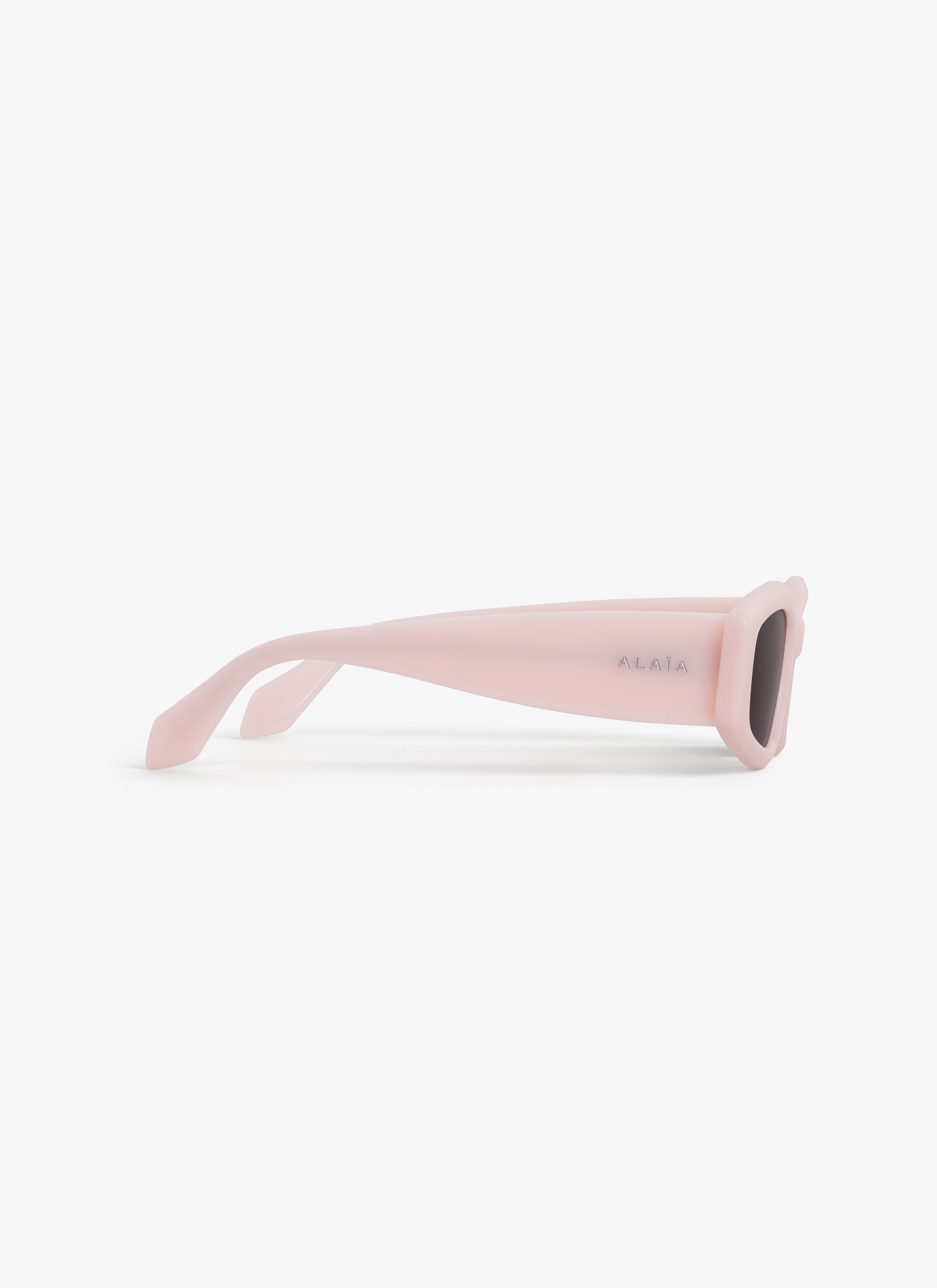 ALAÏA OCCHIALI DA SOLE OVALI ROSA