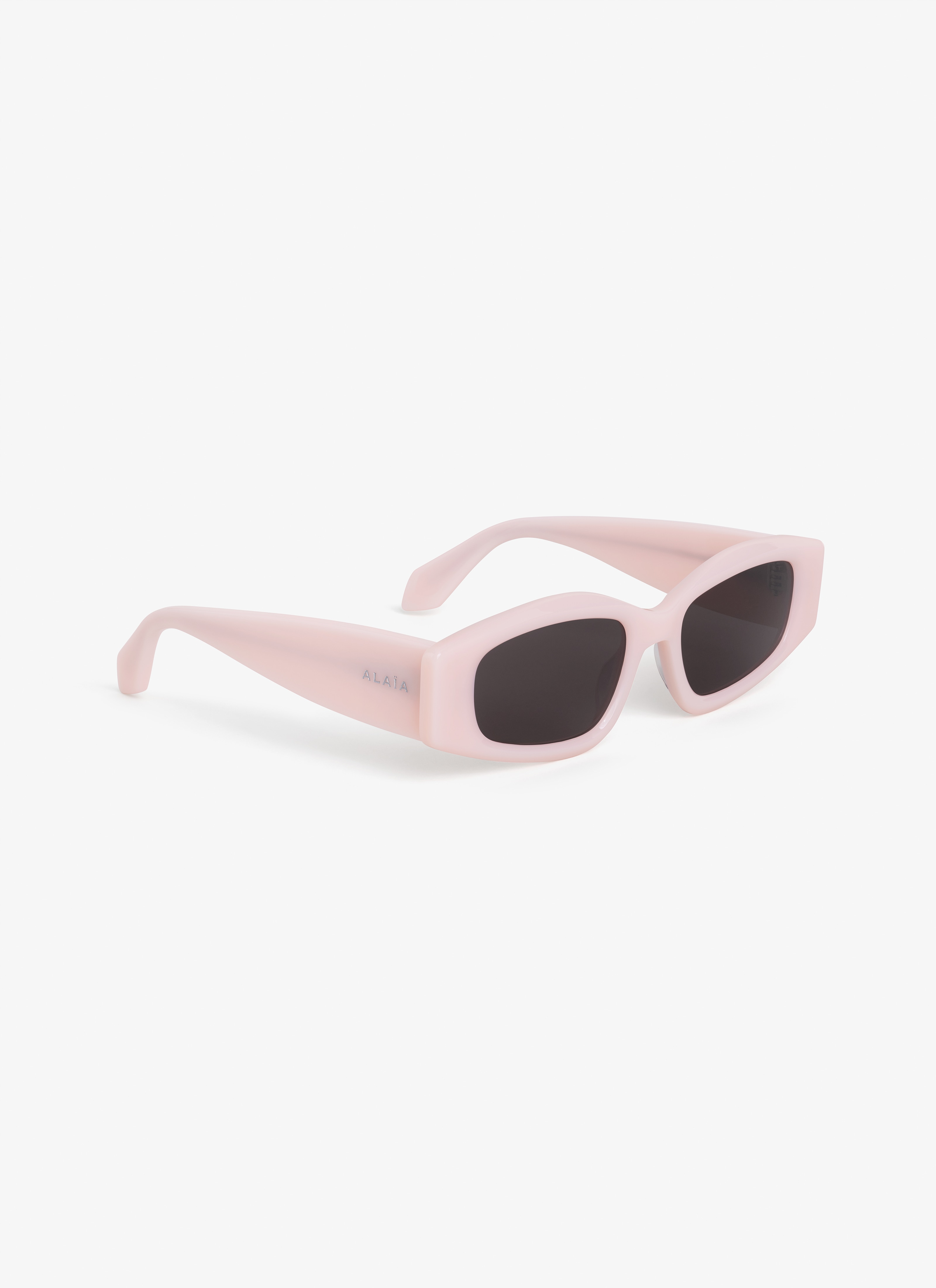 ALAÏA OCCHIALI DA SOLE OVALI ROSA