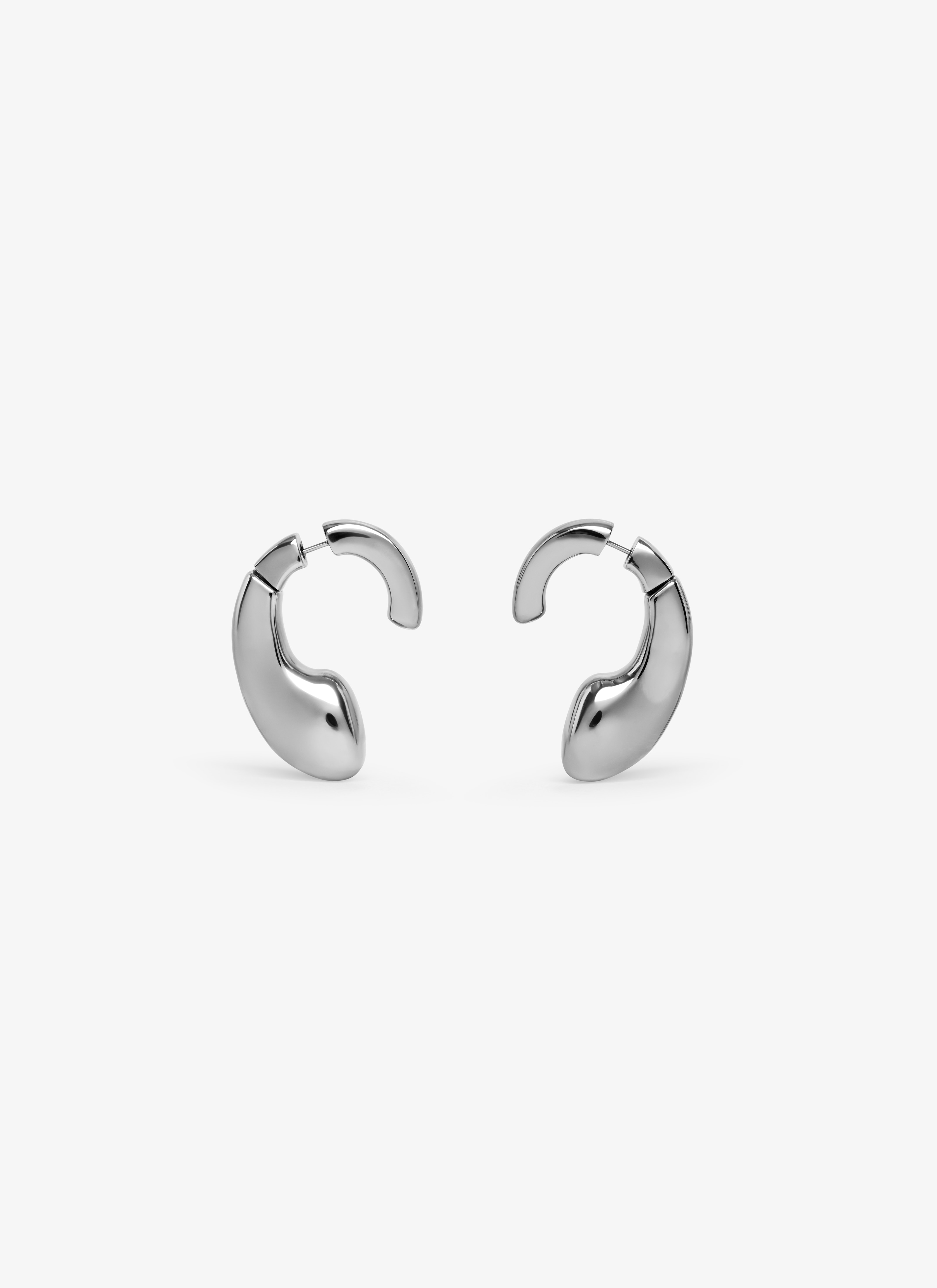 ALAÏA SILVER DRIP EARRINGS