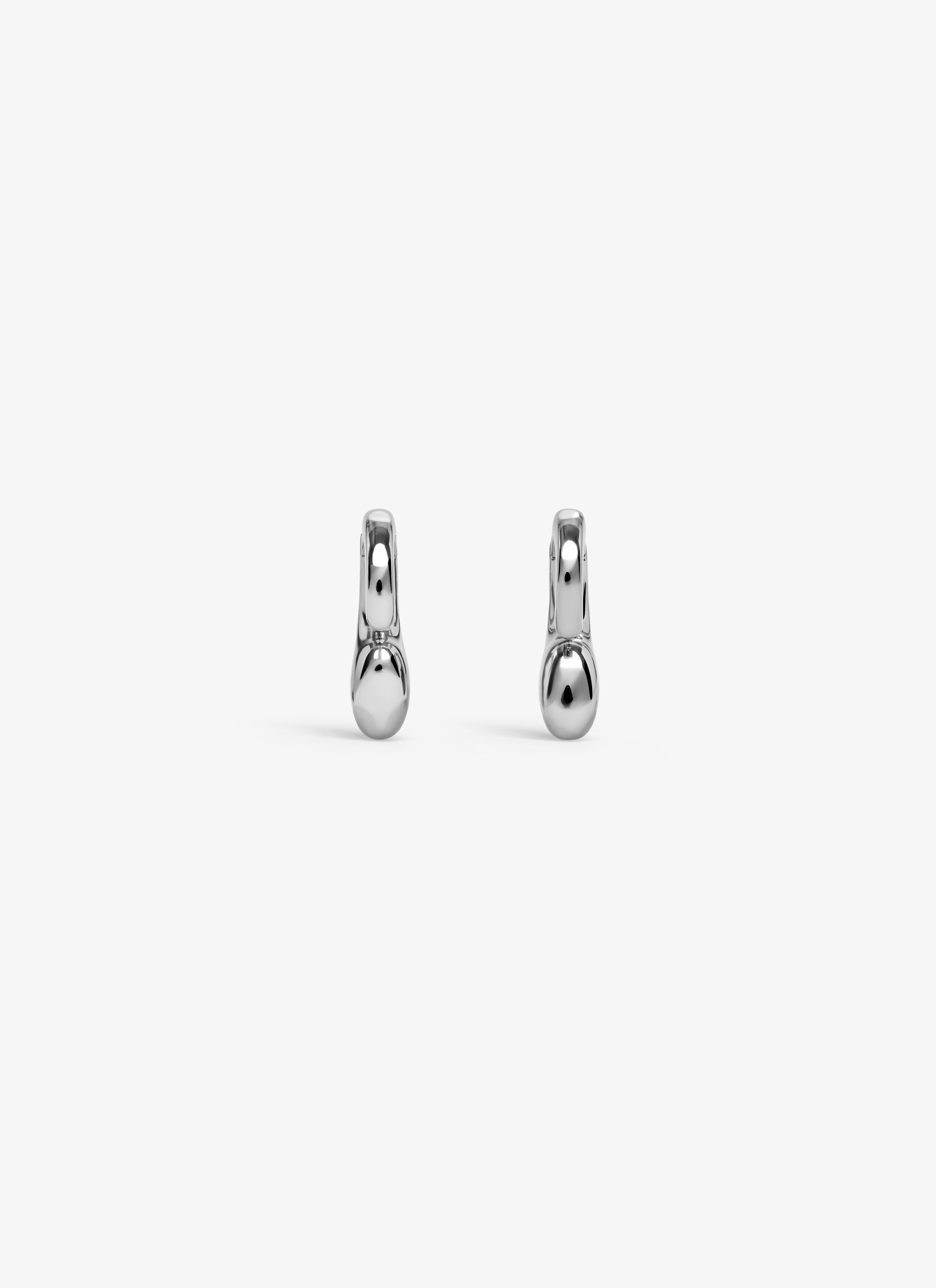 ALAÏA SILVER DRIP EARRINGS