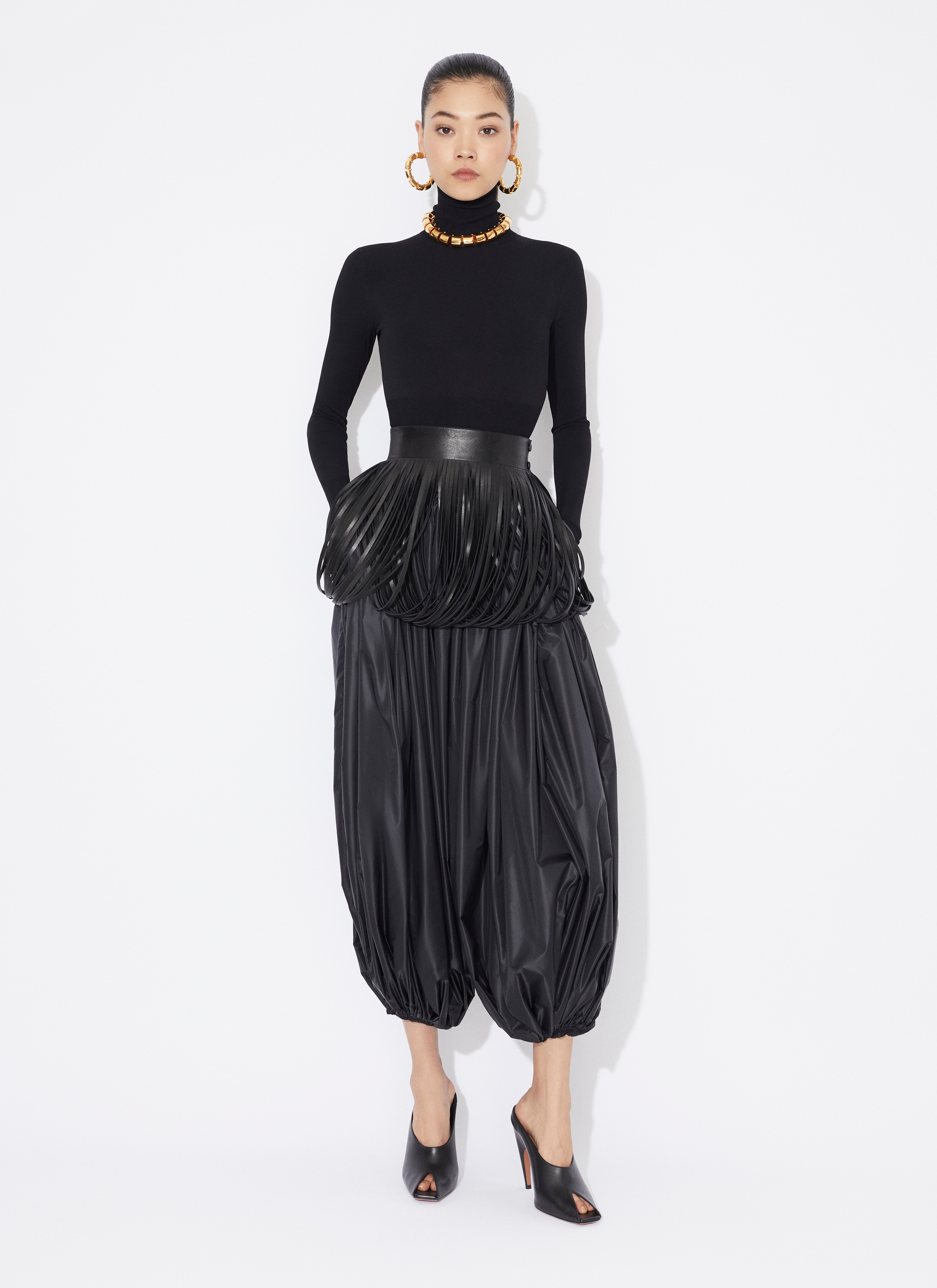 ALAIA CEINTURE A FRANGES EN CUIR ALAIA FR
