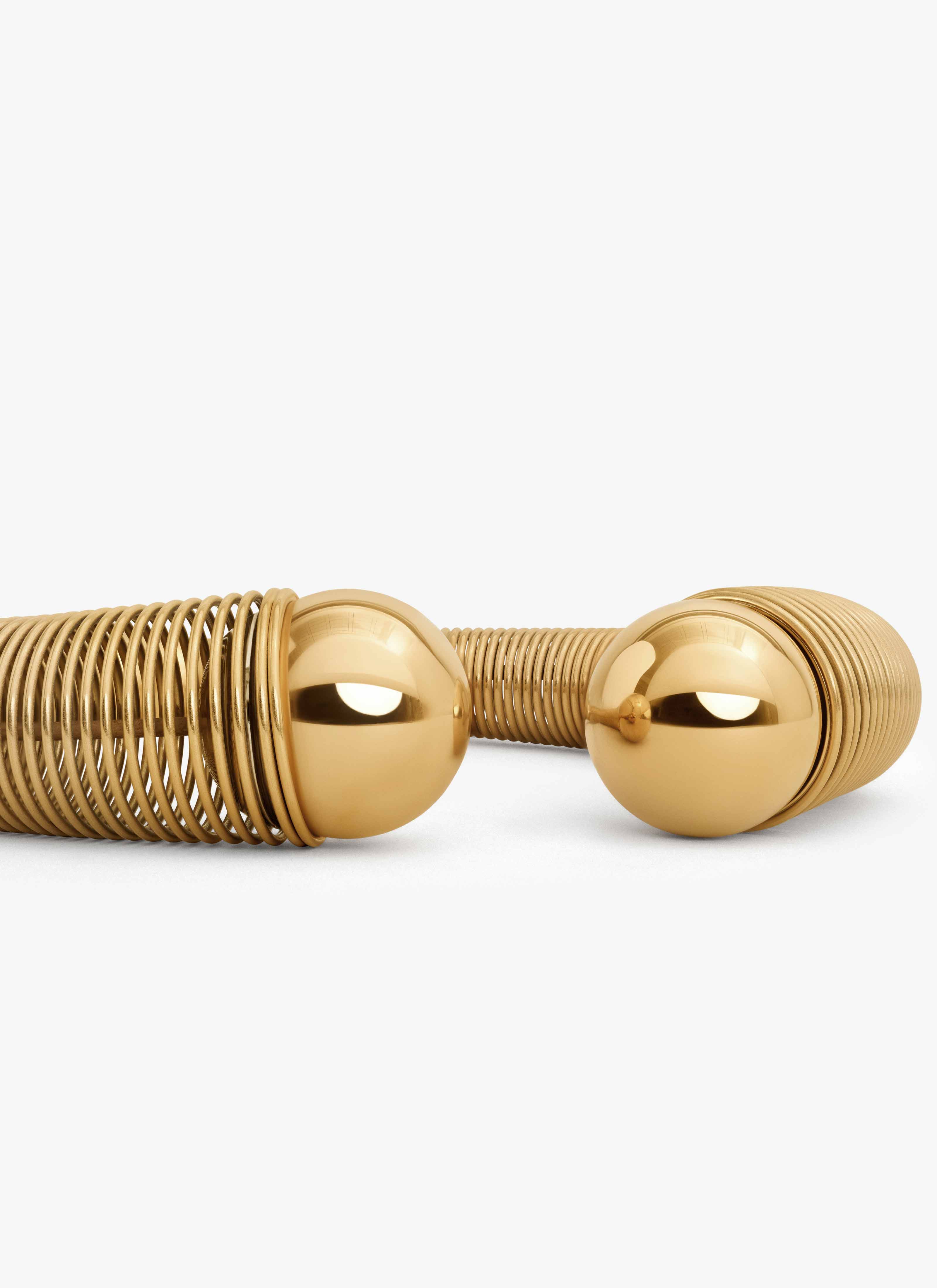 ALAÏA GOLD SPIRAL NECKLACE