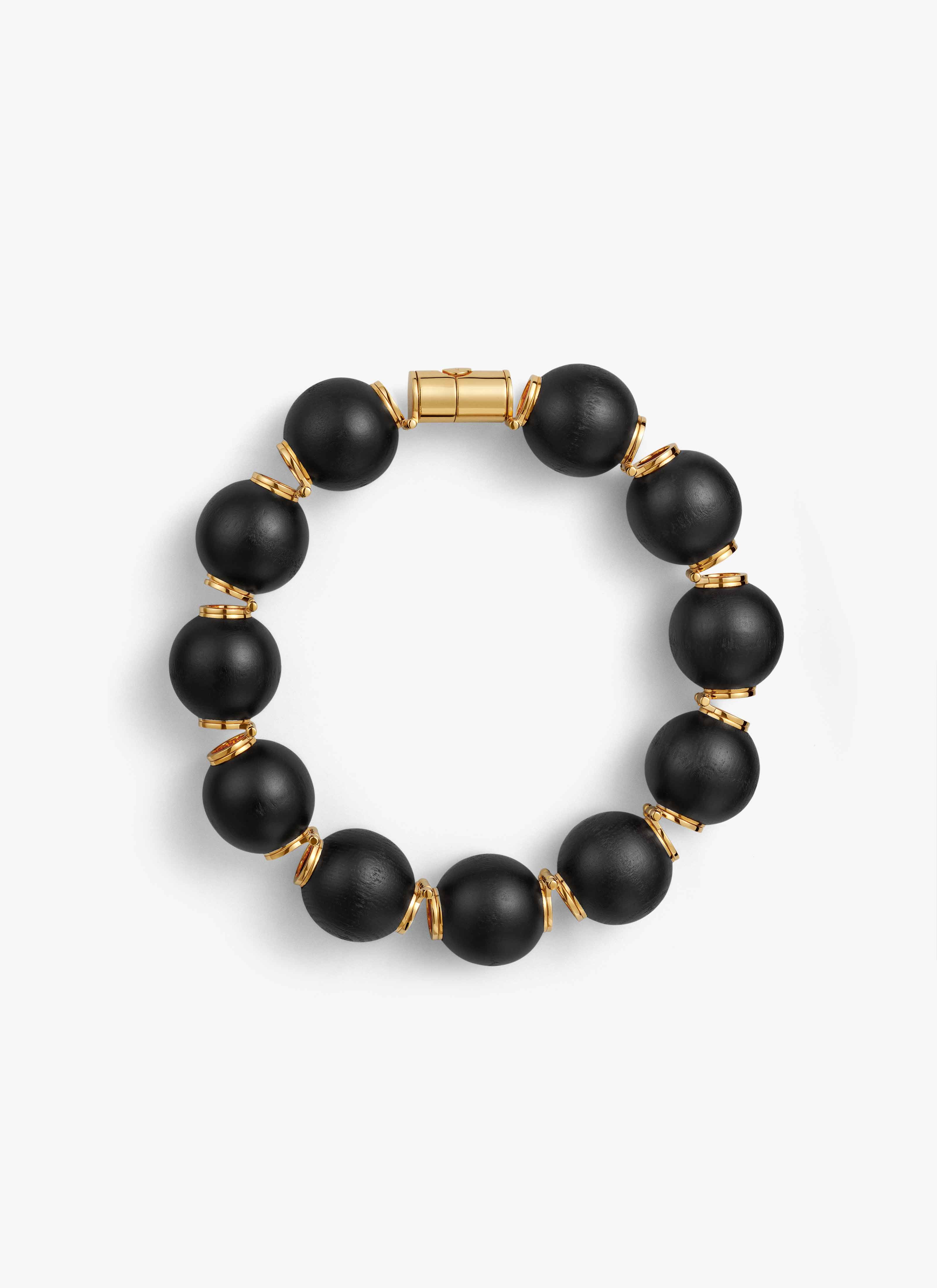 ALAÏA BROWN SPHERE NECKLACE