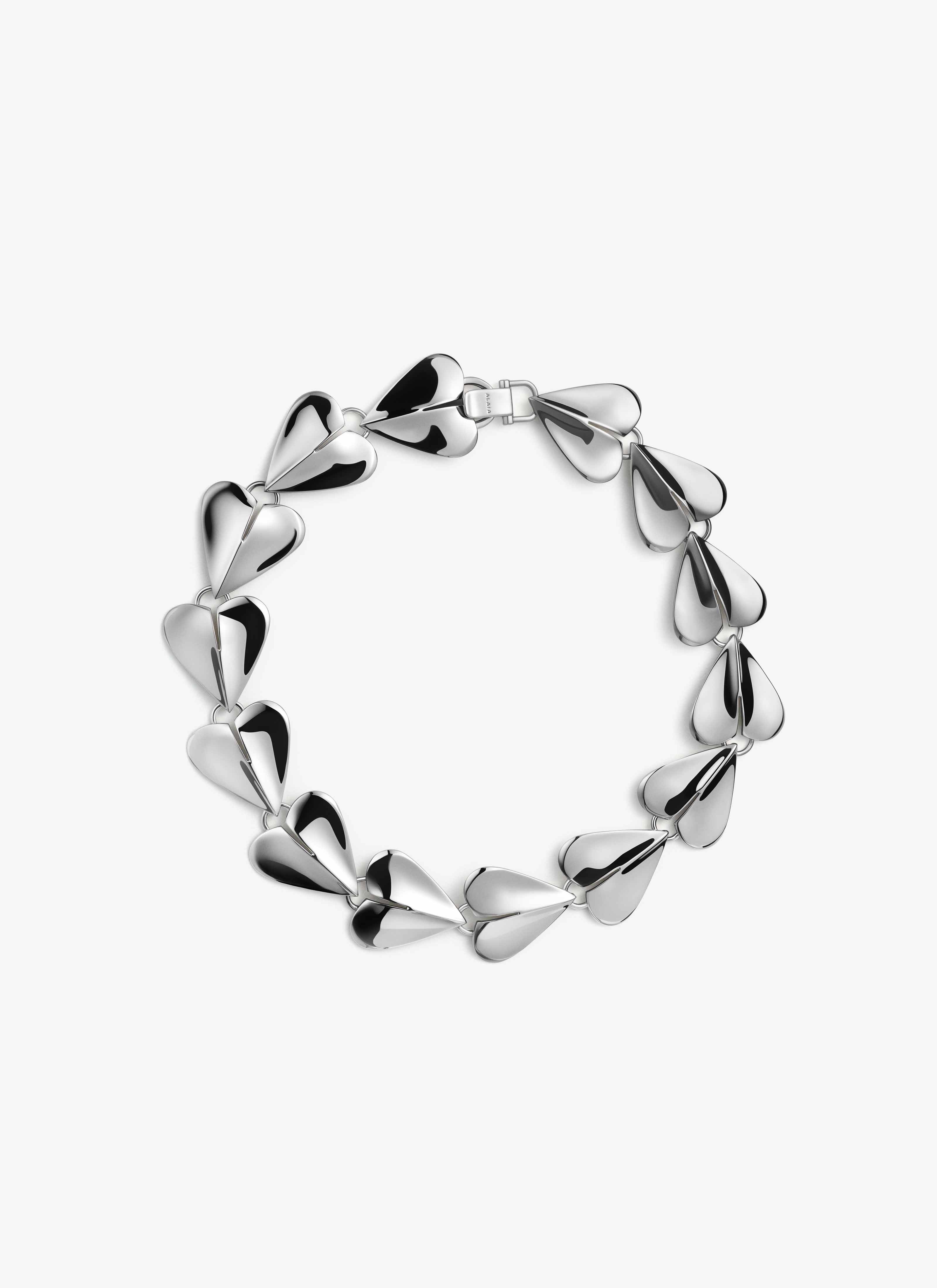 ALAÏA GRIS COLLAR LE CŒUR