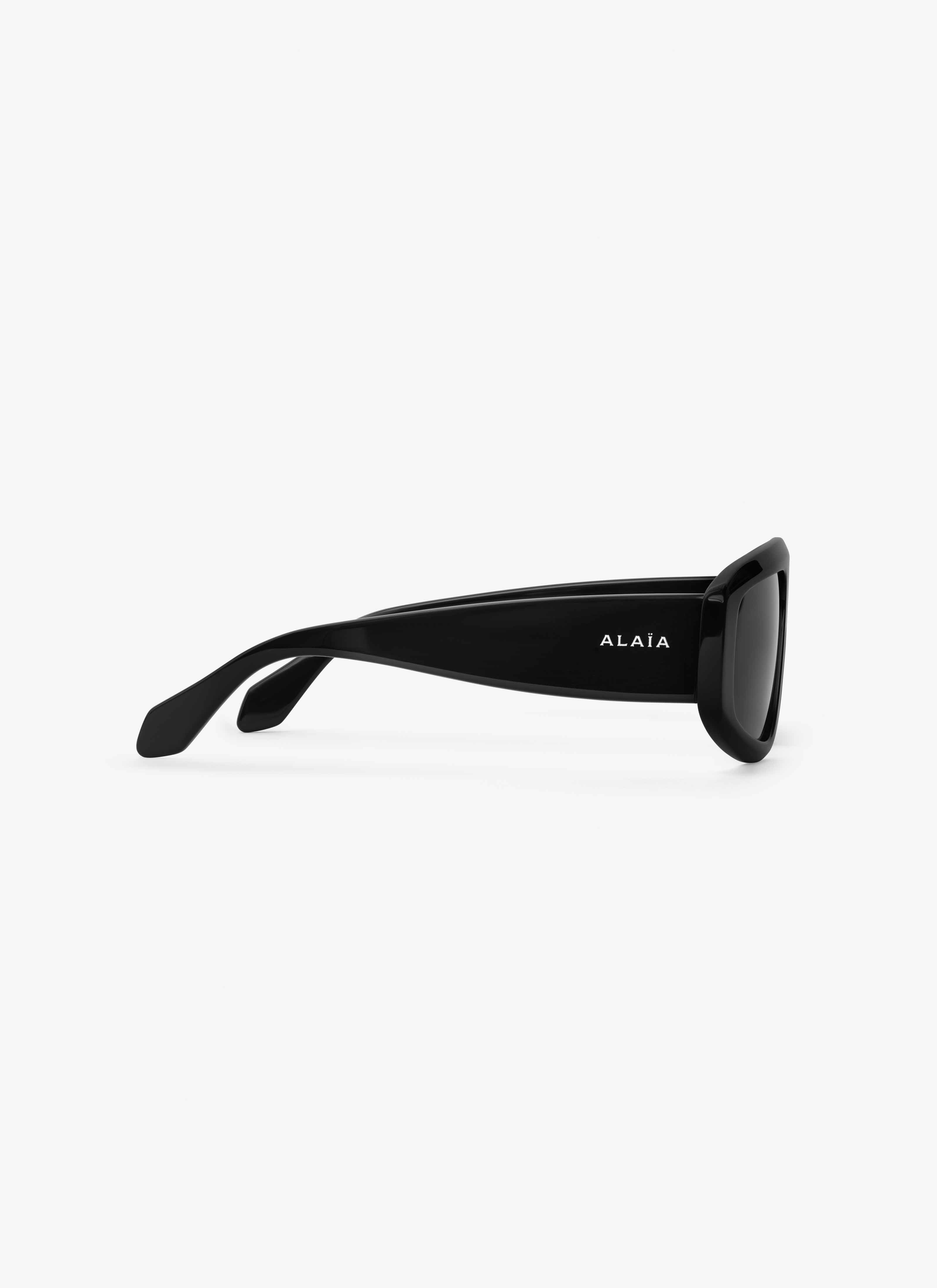 ALAÏA NEGRO GAFAS DE SOL MASK DE AVIADOR