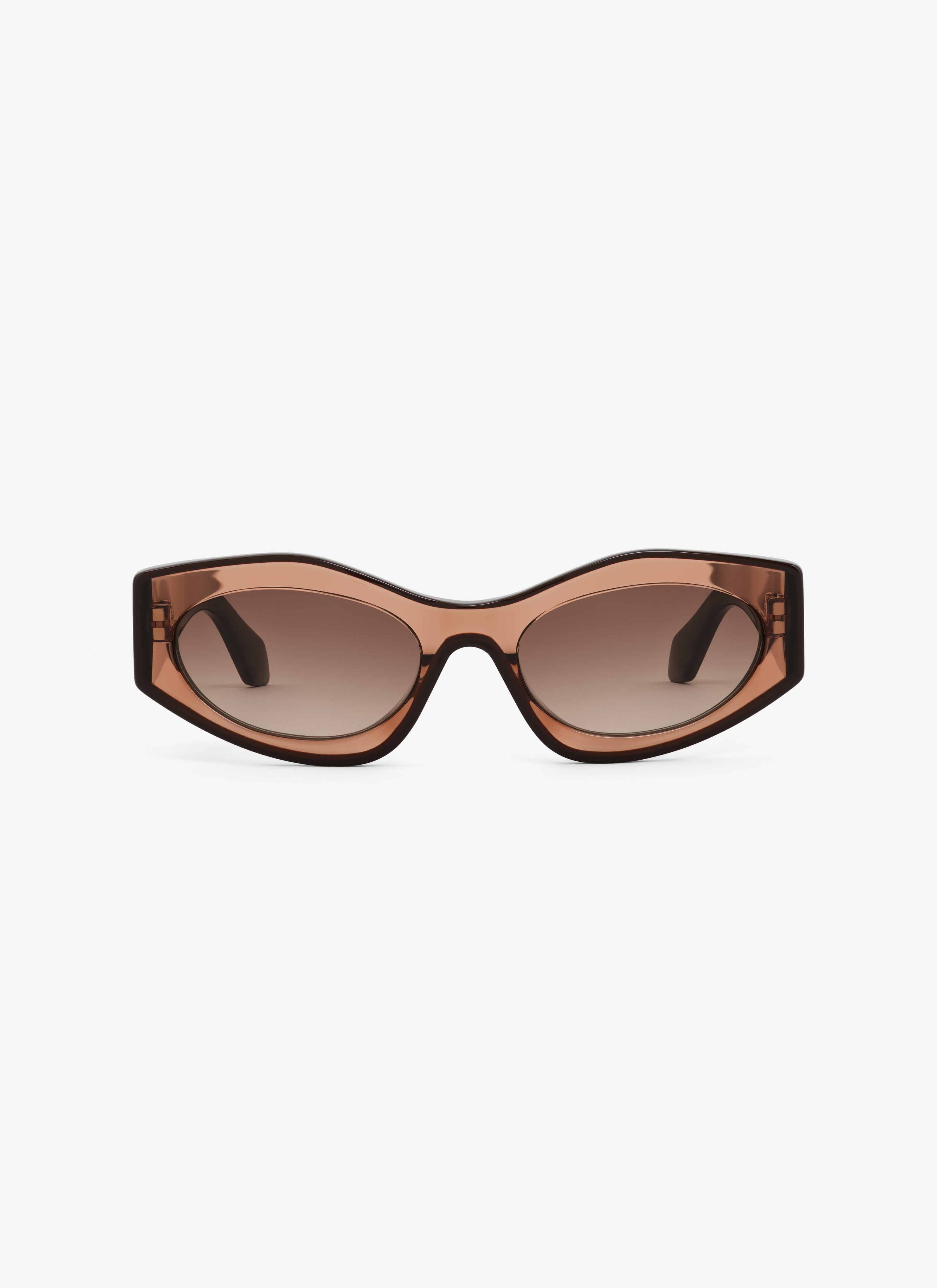ALAÏA BROWN CAT EYES SUNGLASSES