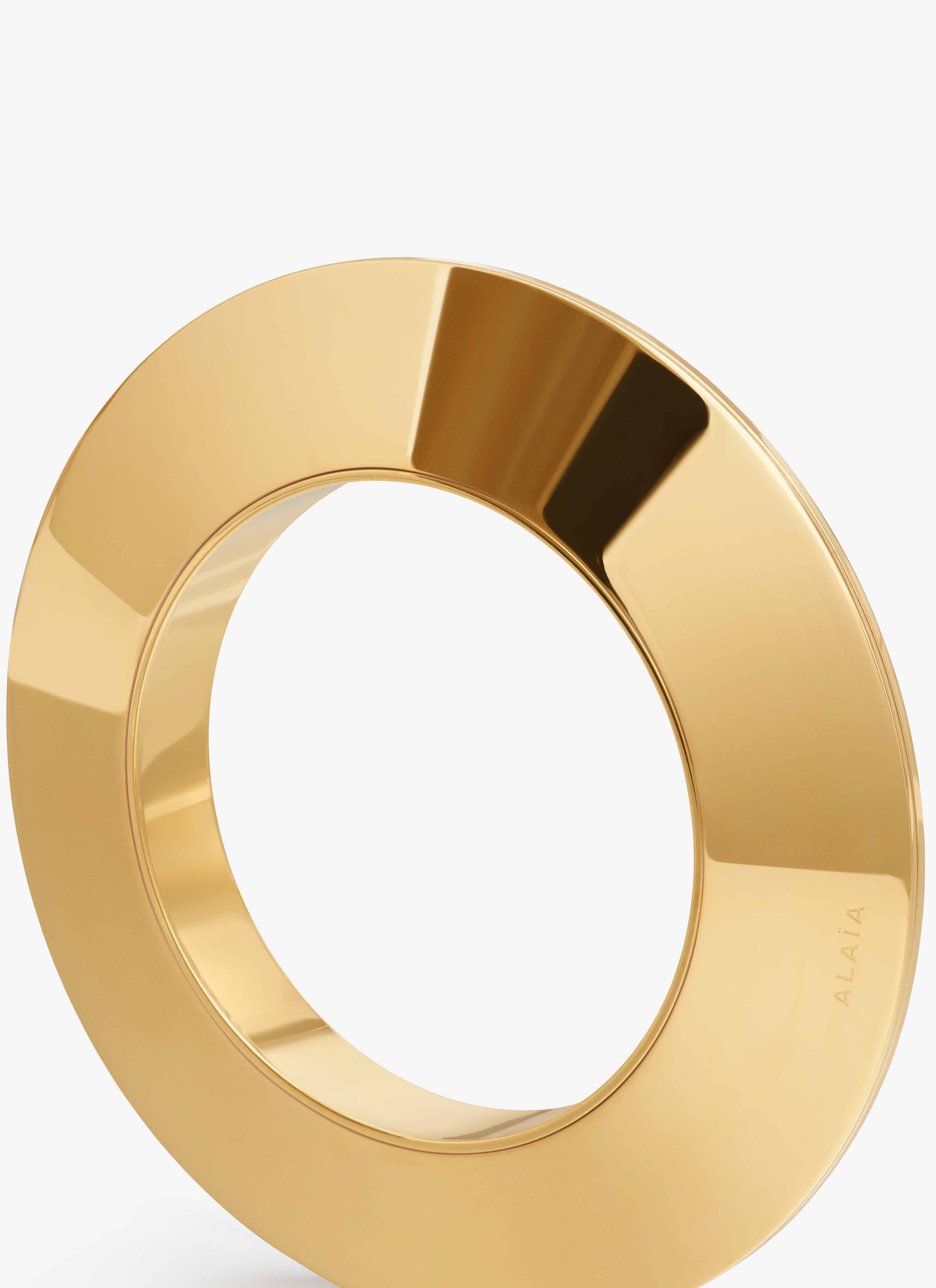 ALAÏA GOLD BLADE BANGLE
