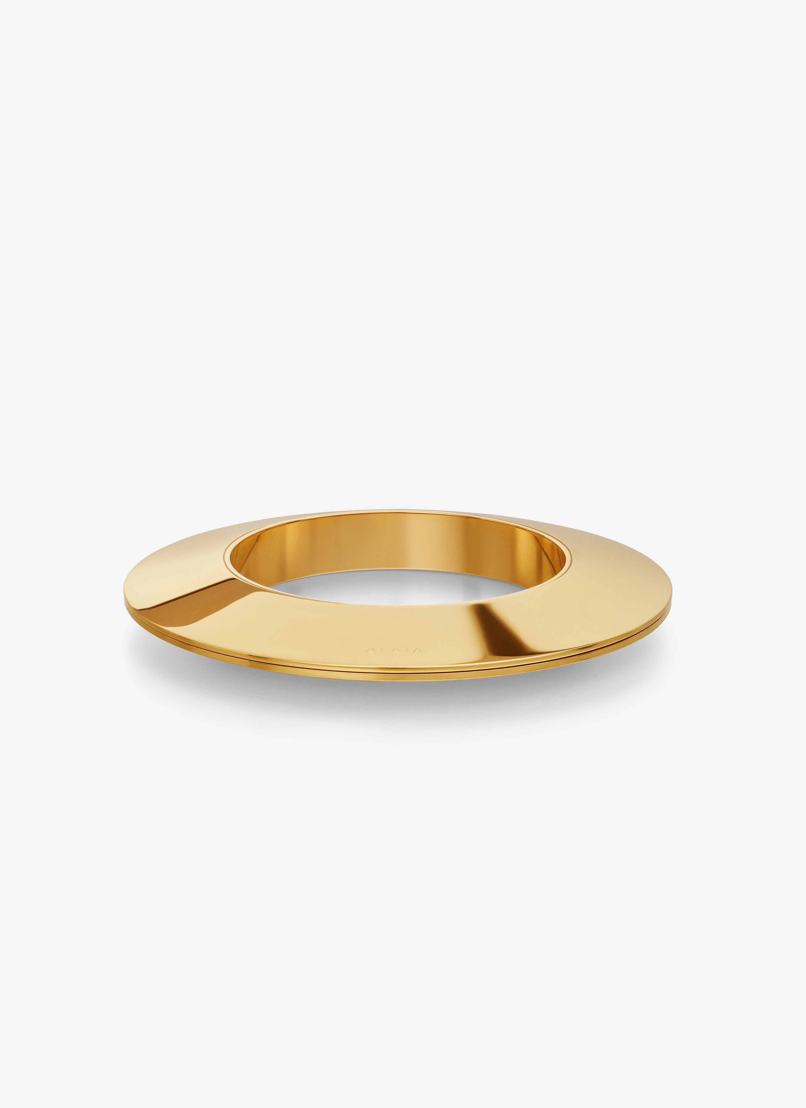 ALAÏA GOLD BLADE BANGLE