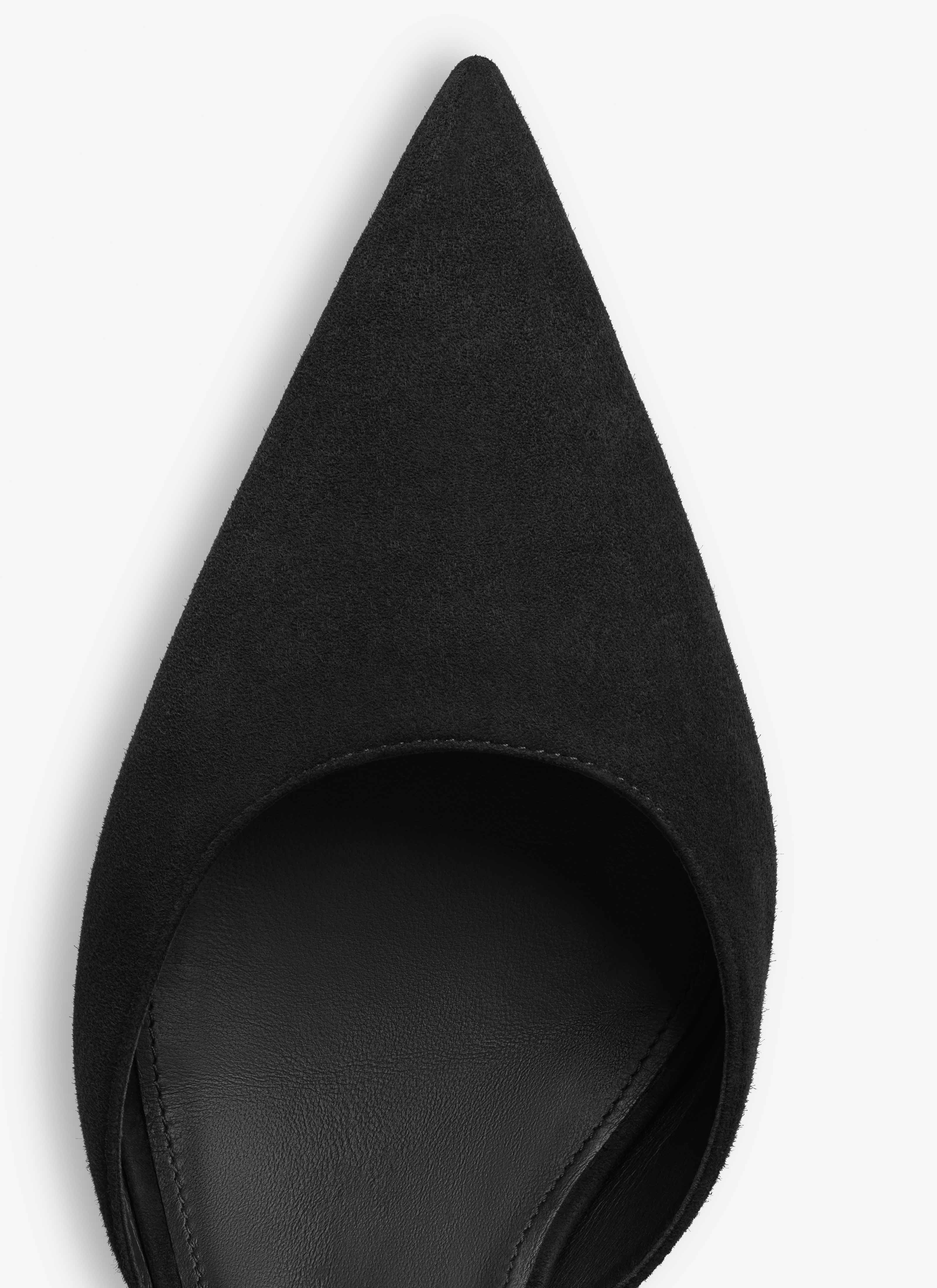 ALAÏA NEGRO BOTAS ALTAS DE ANTE ELÁSTICO
