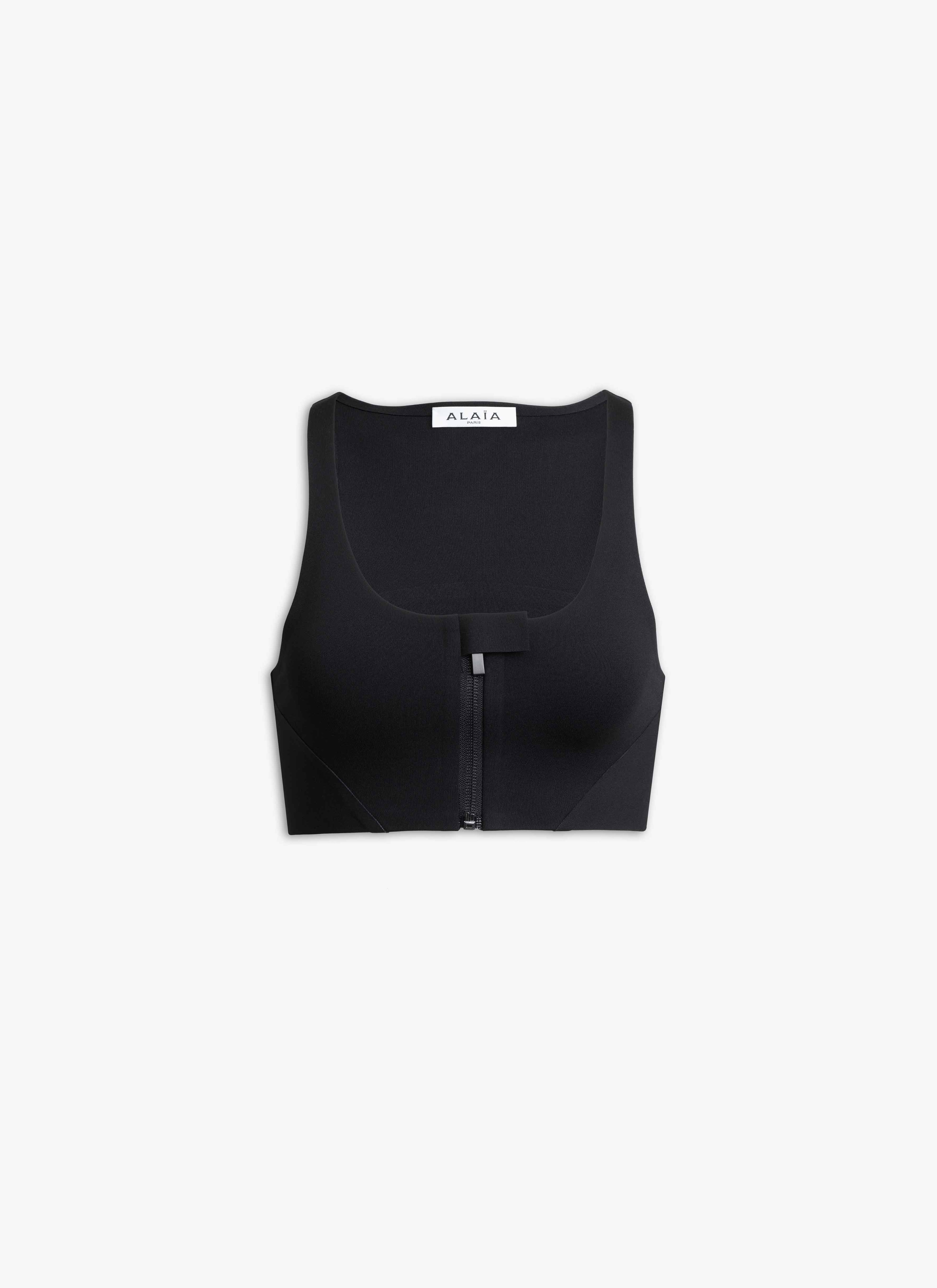ALAÏA  COMPACT JERSEY TECHNICAL TOP