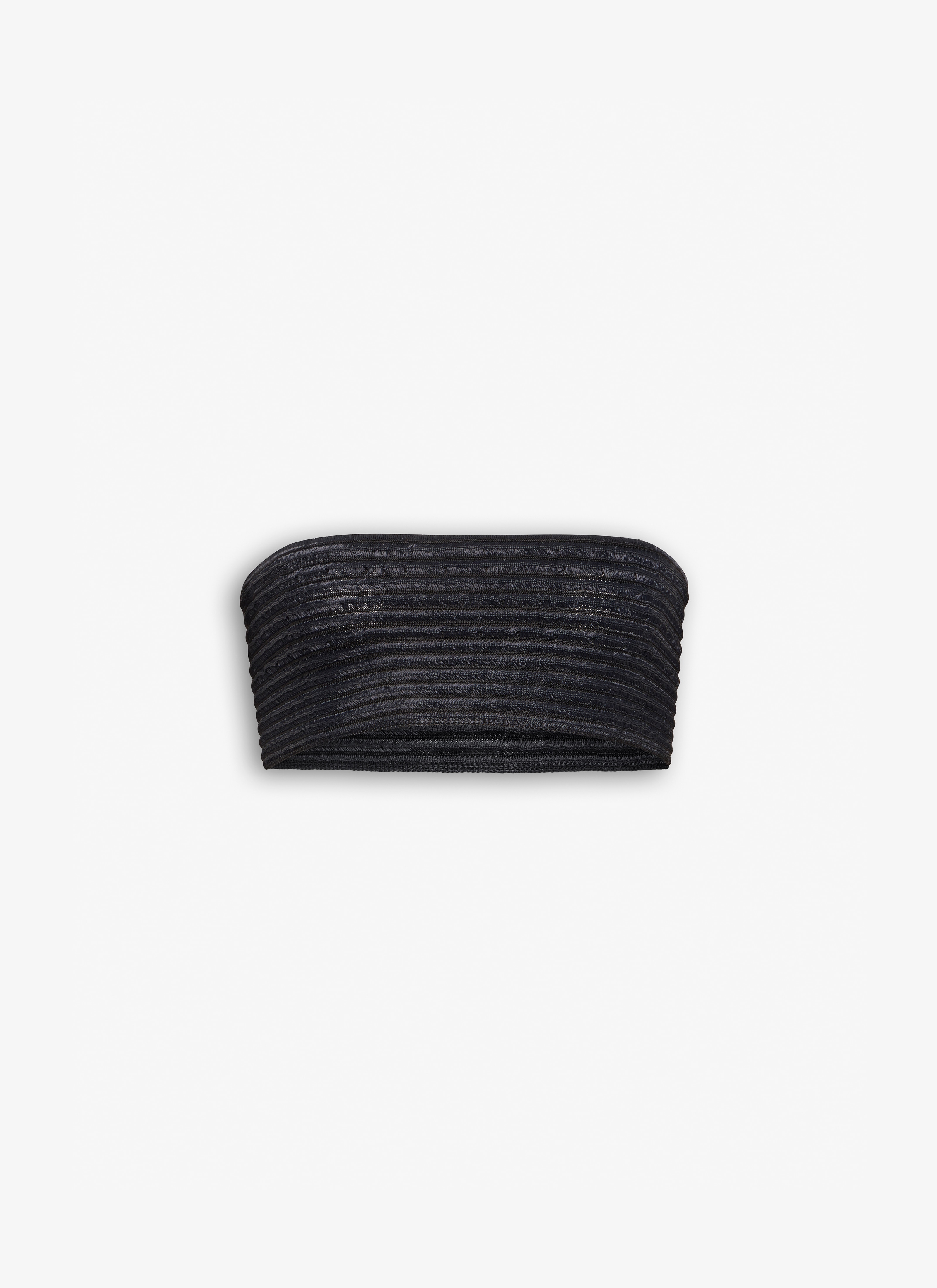 ALAÏA BLACK TOP KNITTED CORSET