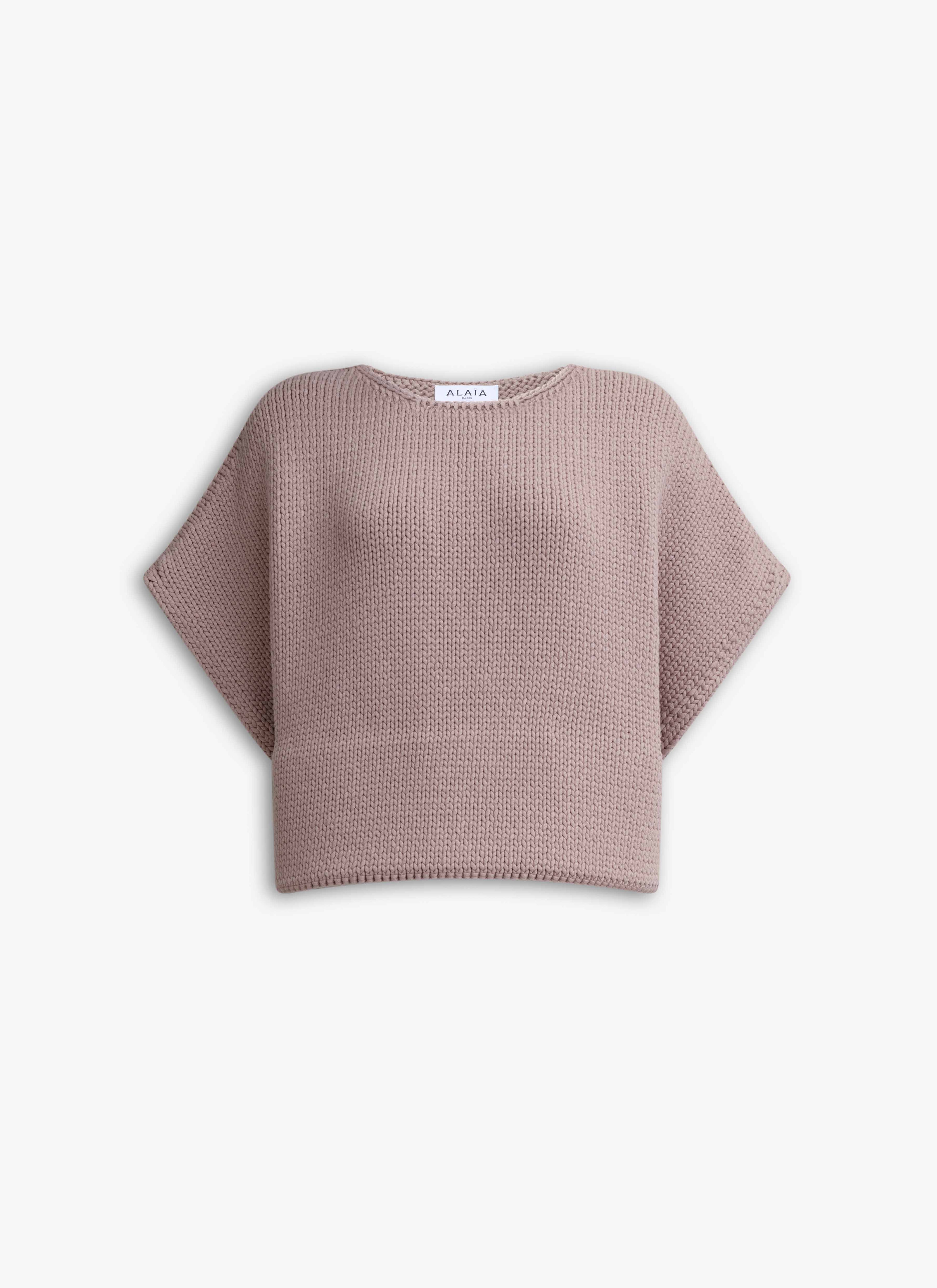 ALAÏA SANDY CHUNKY KNIT SWEATER