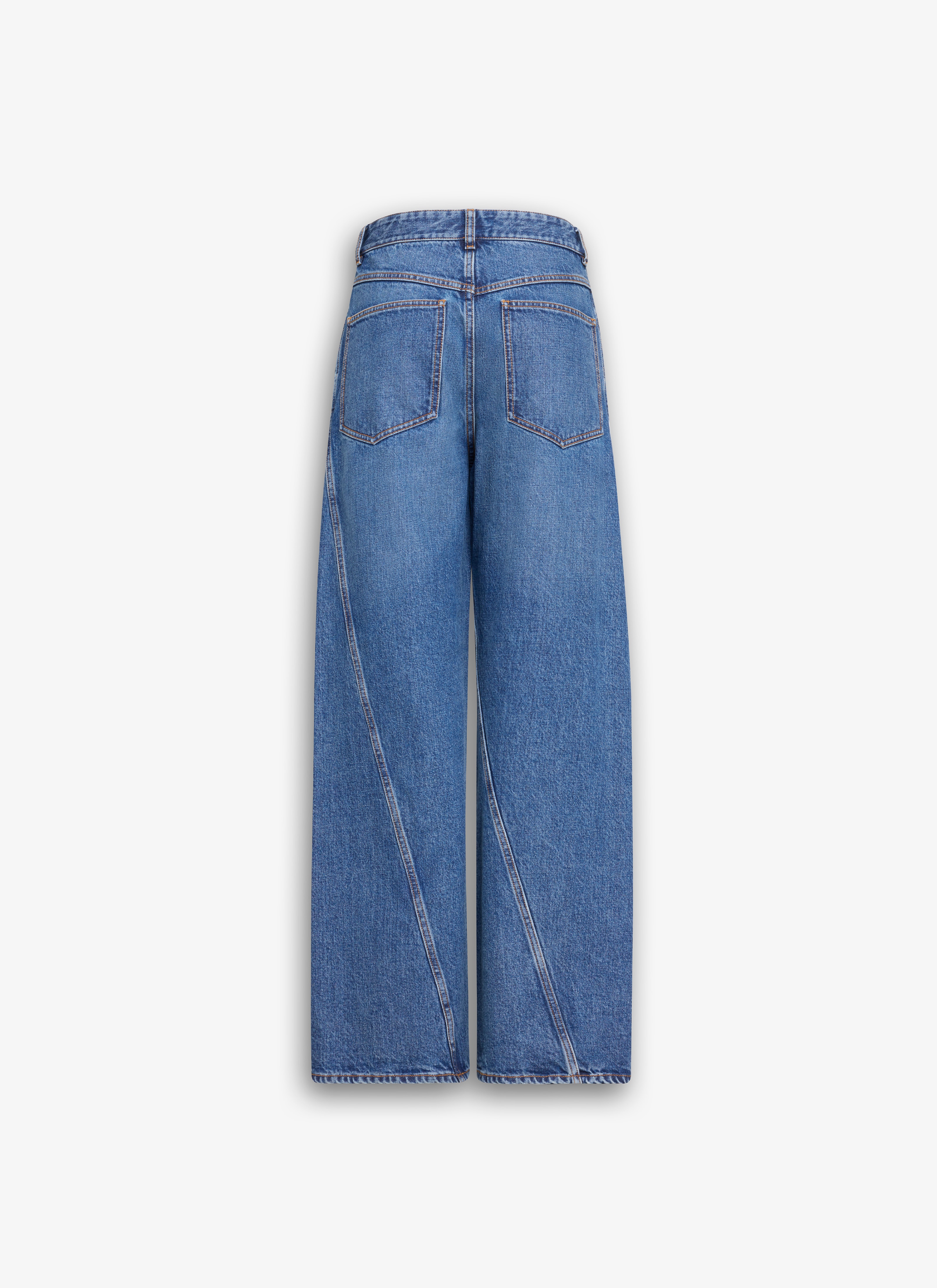 ALAÏA MINERAL TWISTED JEANS
