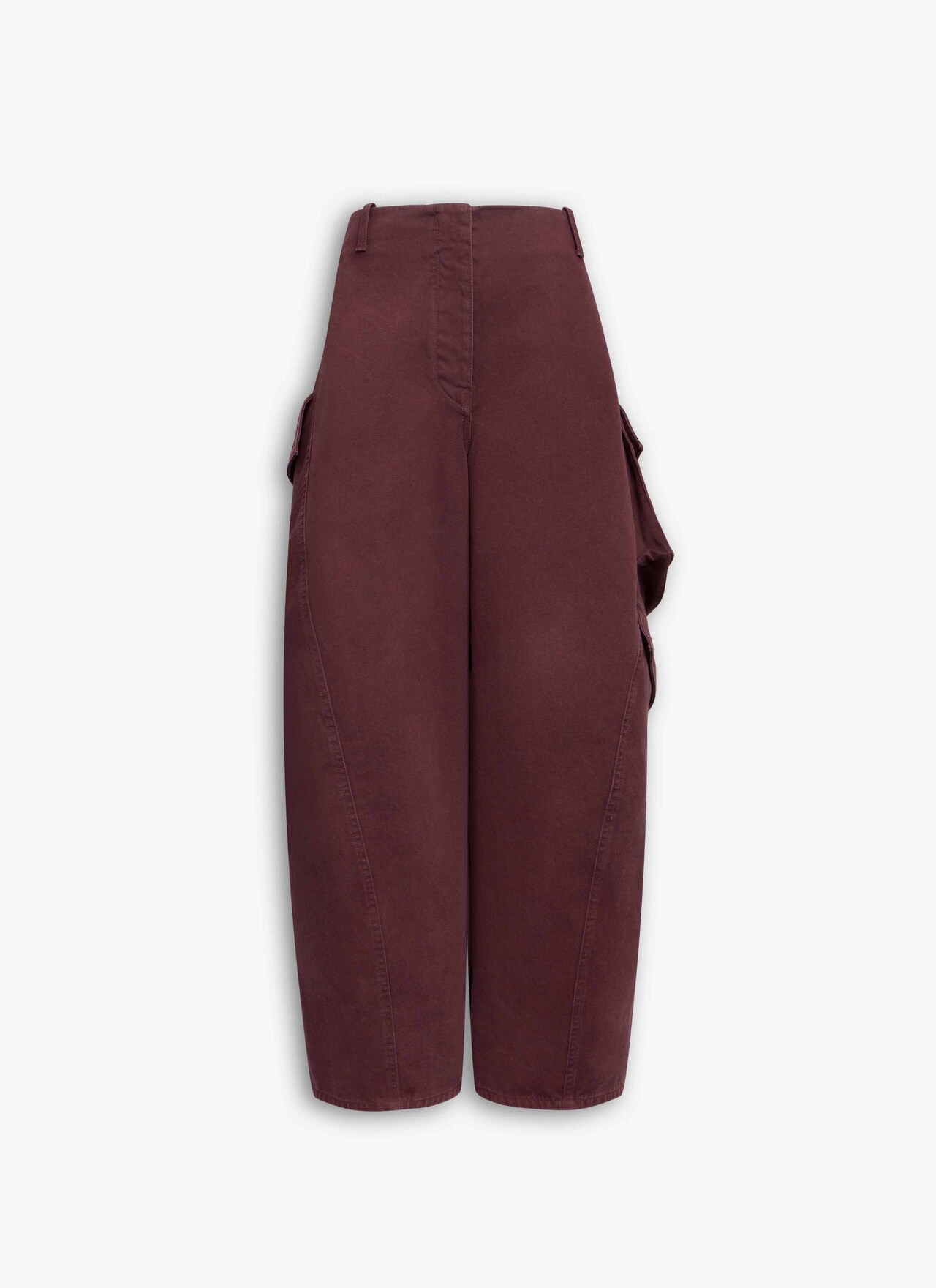 ALAÏA PANTALON CARGO ROND BORDEAUX | ALAÏA FR