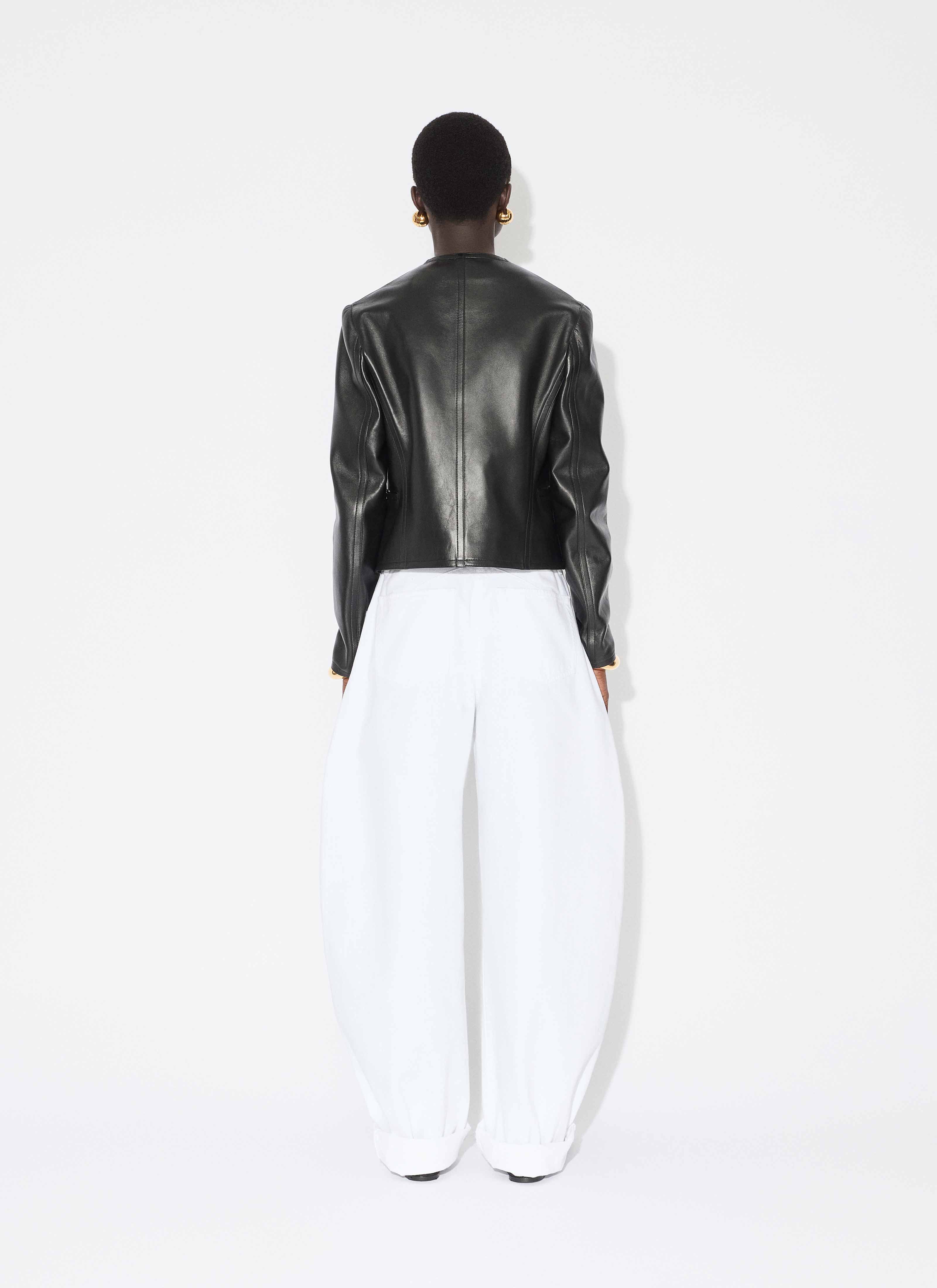 ALAÏA ホワイト ローウエスト ラウンドジーンズ