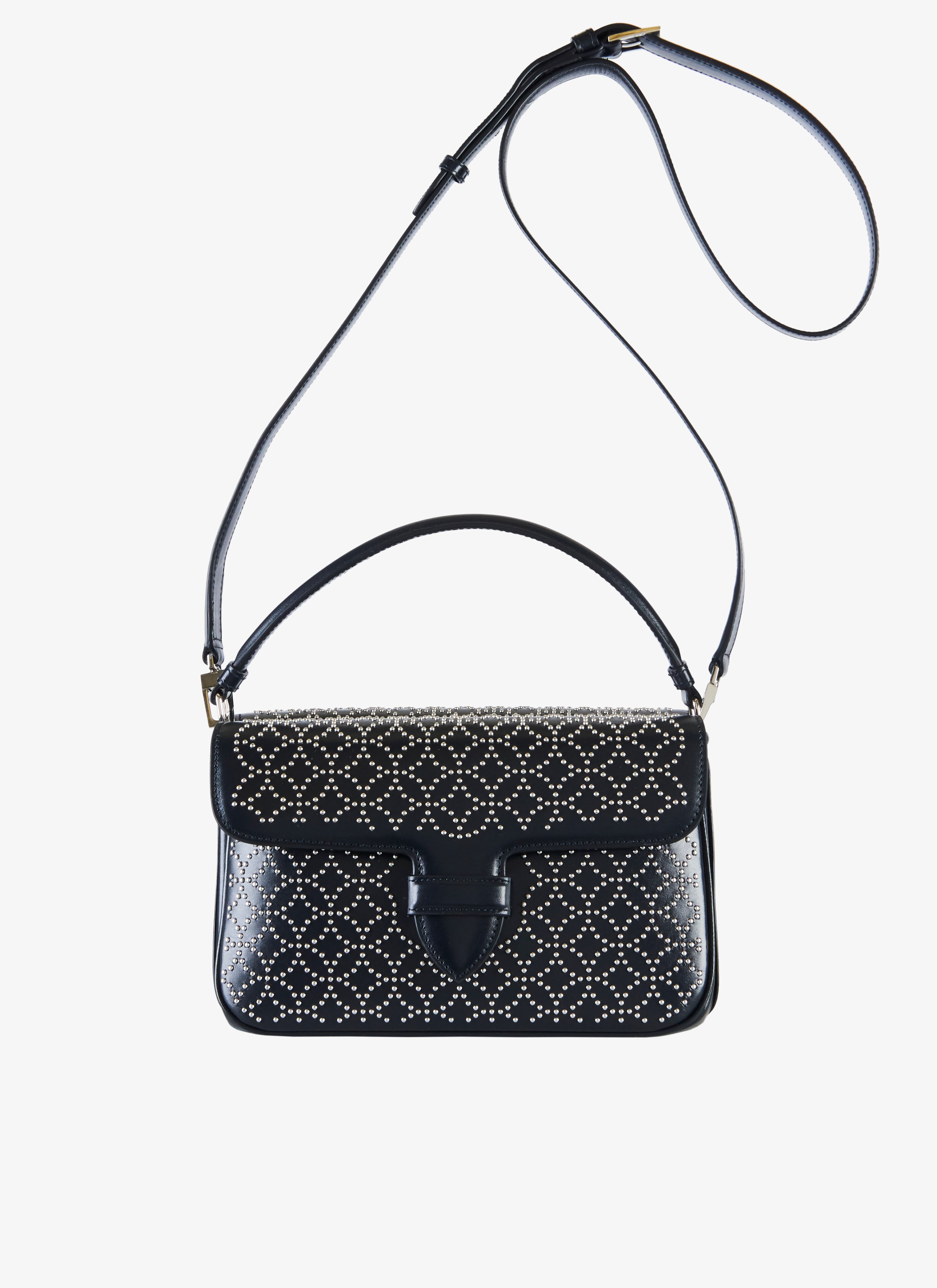 ALAÏA NIGHT BLUE BETTINA 25 HANDBAG