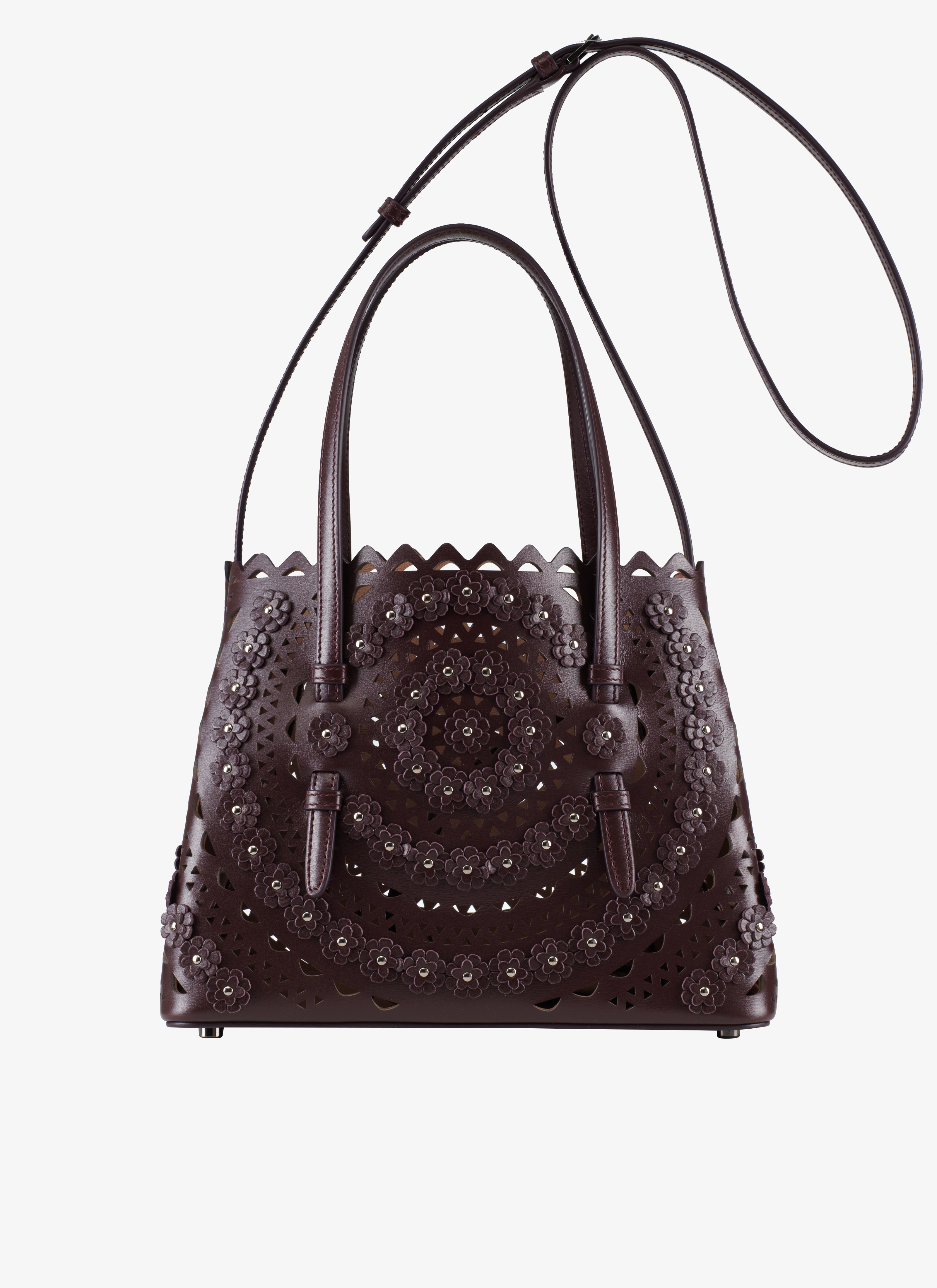 ALAÏA TRUFFLE MINA 25 TOTE BAG