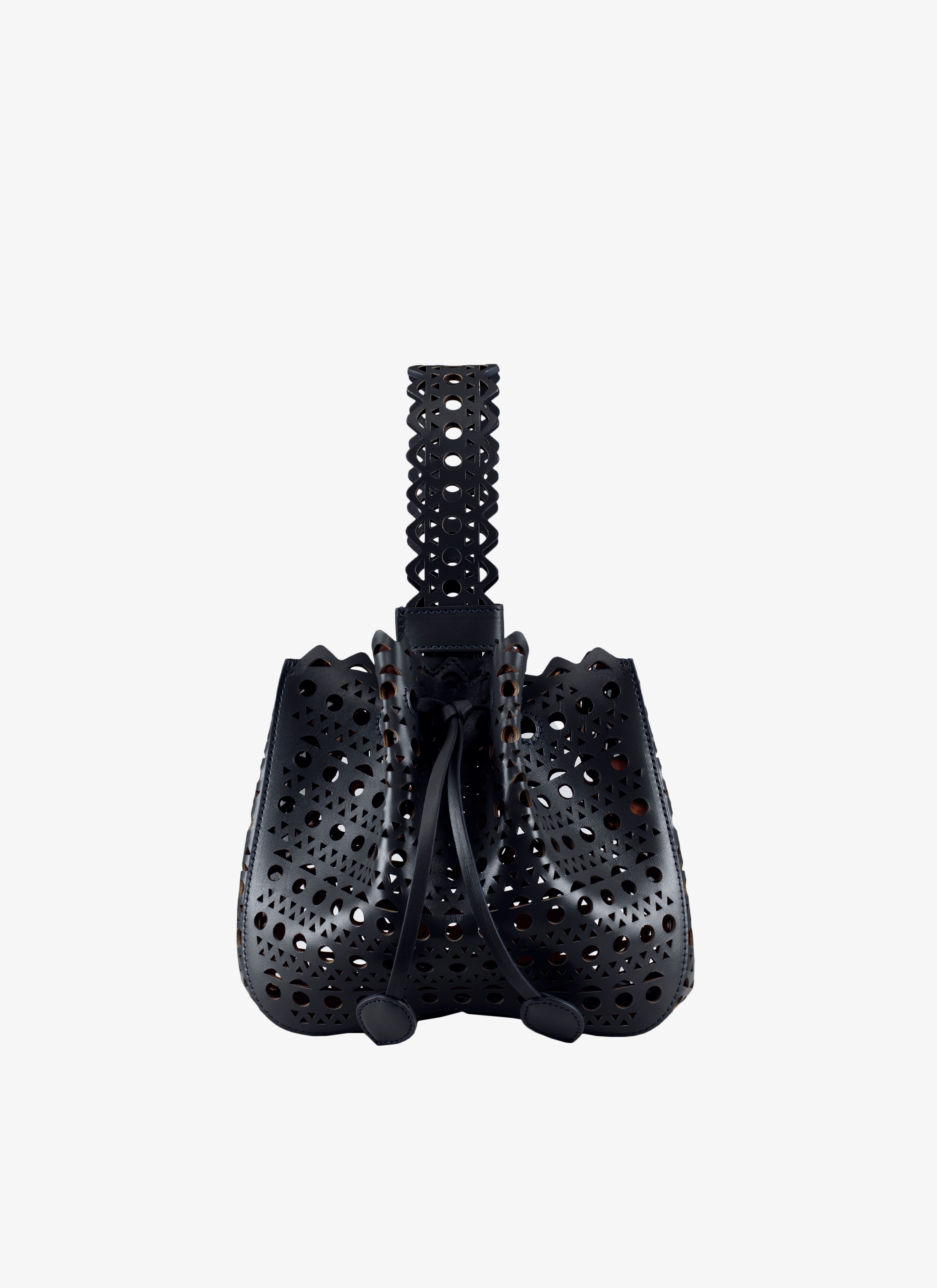 ALAÏA NACHTBLAU  CLOSED BAG PM CUIR LUX VIENNE NIGHT