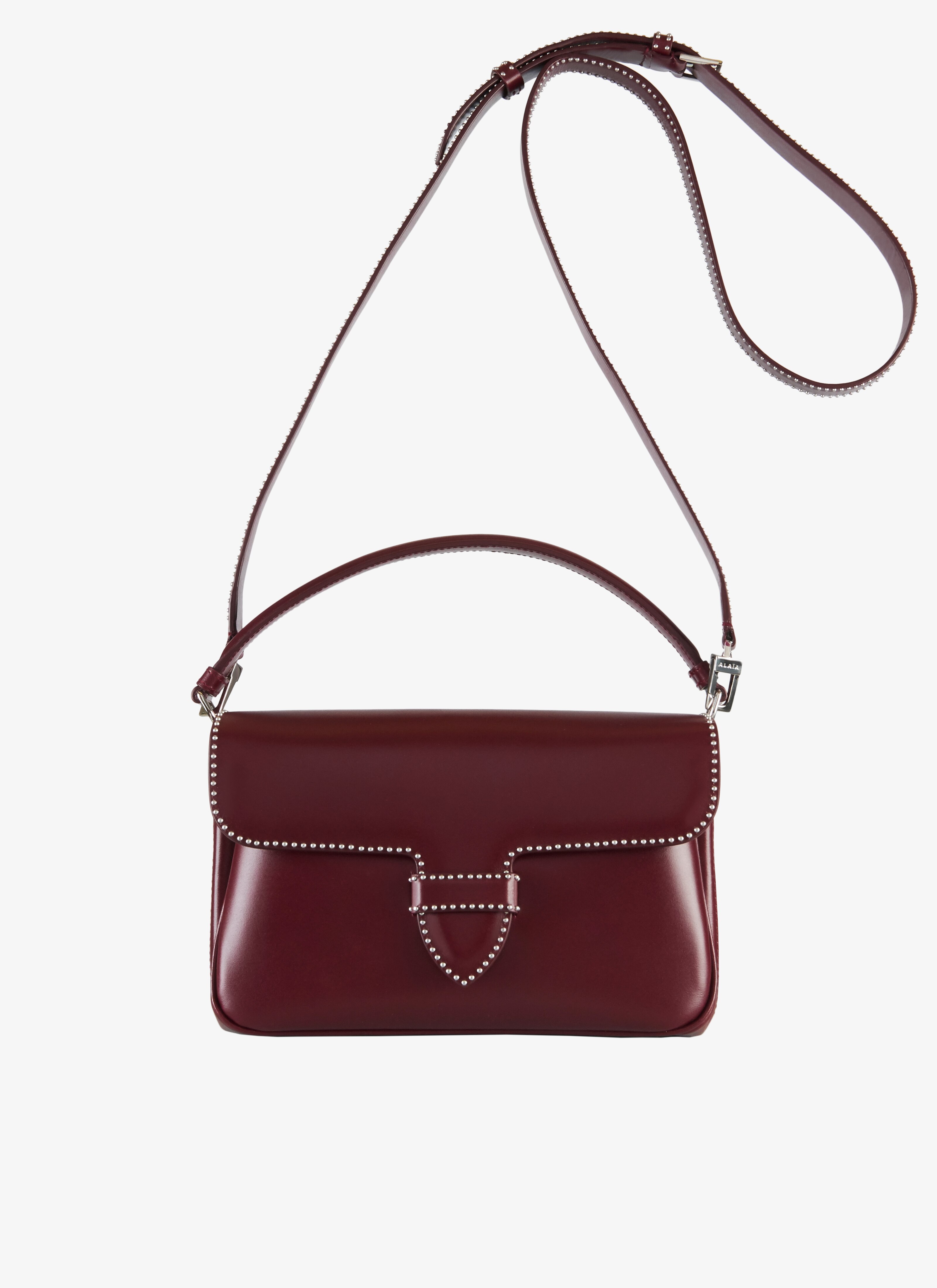 ALAÏA PURPLE BETTINA 25 HANDBAG