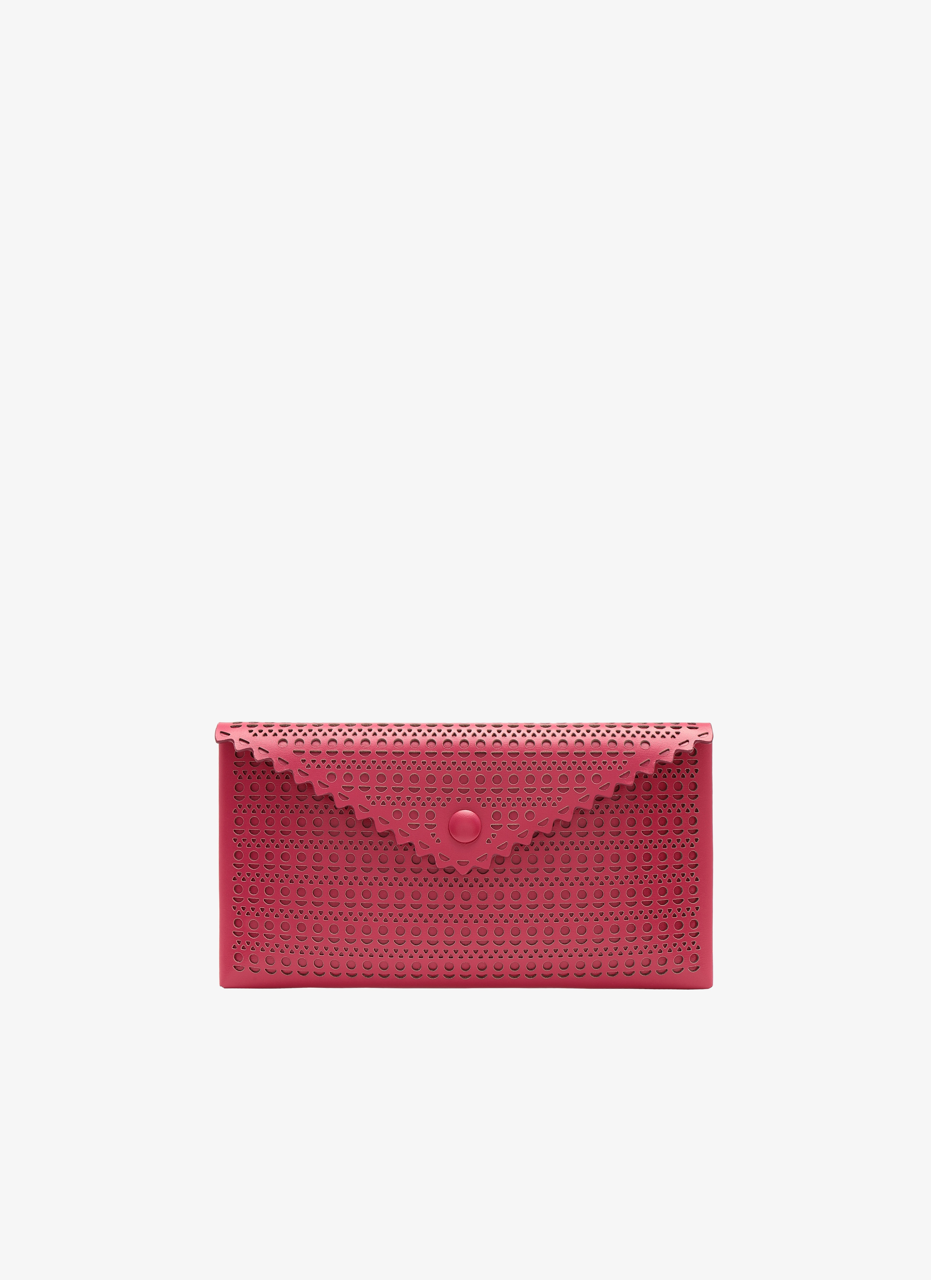 ALAÏA RASPBERRY PINK LOUISE 24 CLUTCH