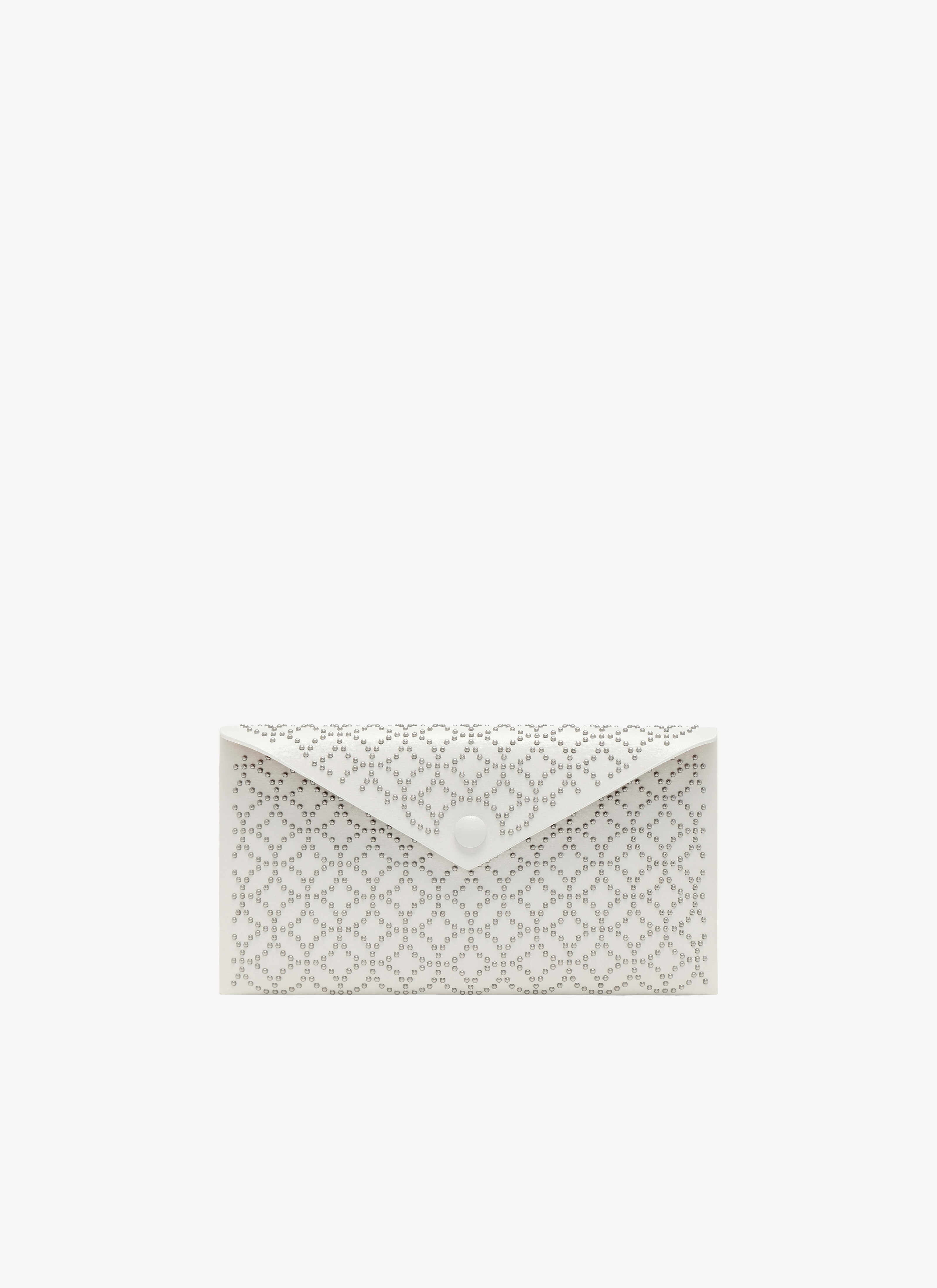 ALAÏA WHITE LOUISE 24 CLUTCH