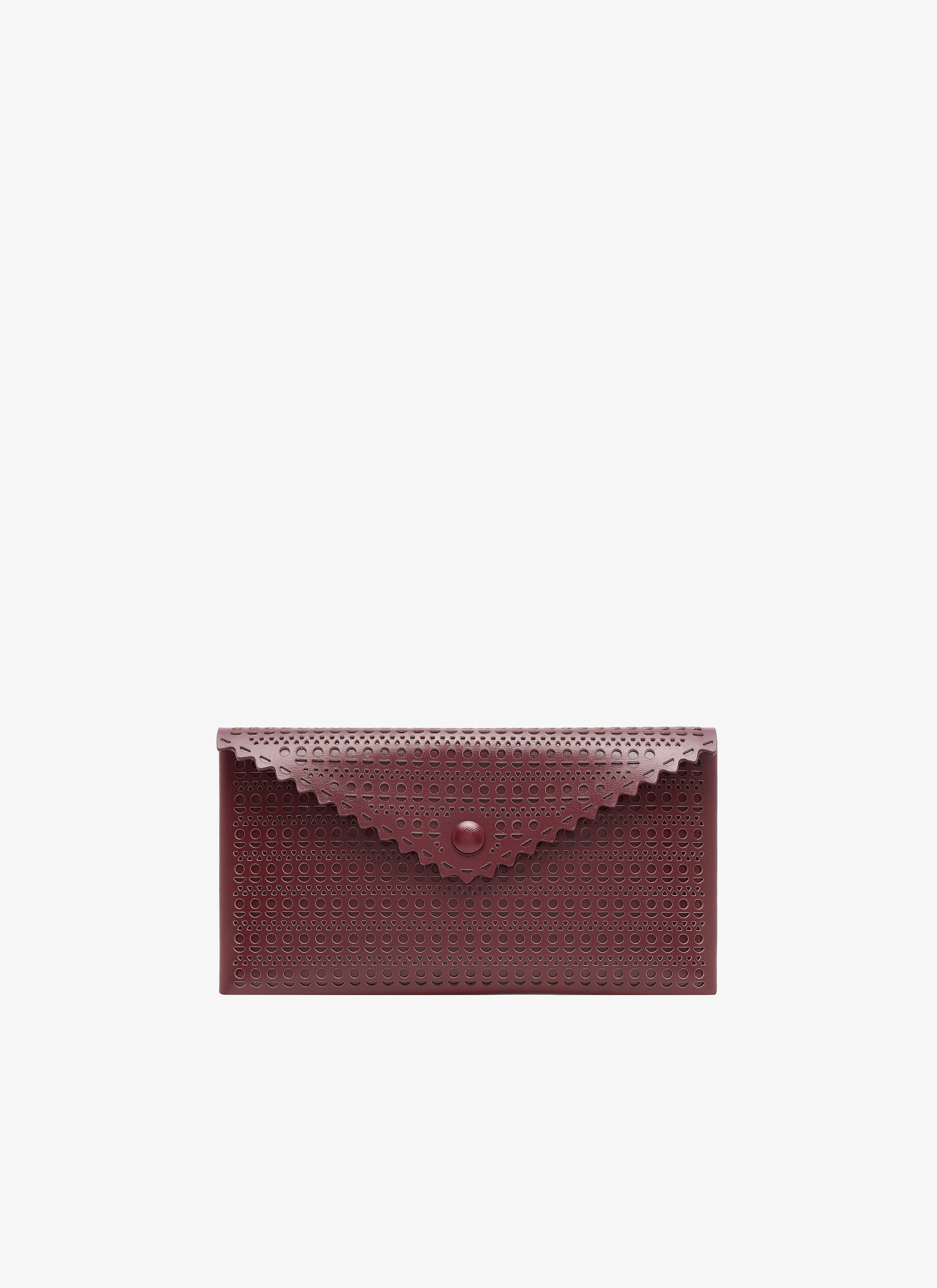 ALAÏA PURPLE LOUISE 24 CLUTCH