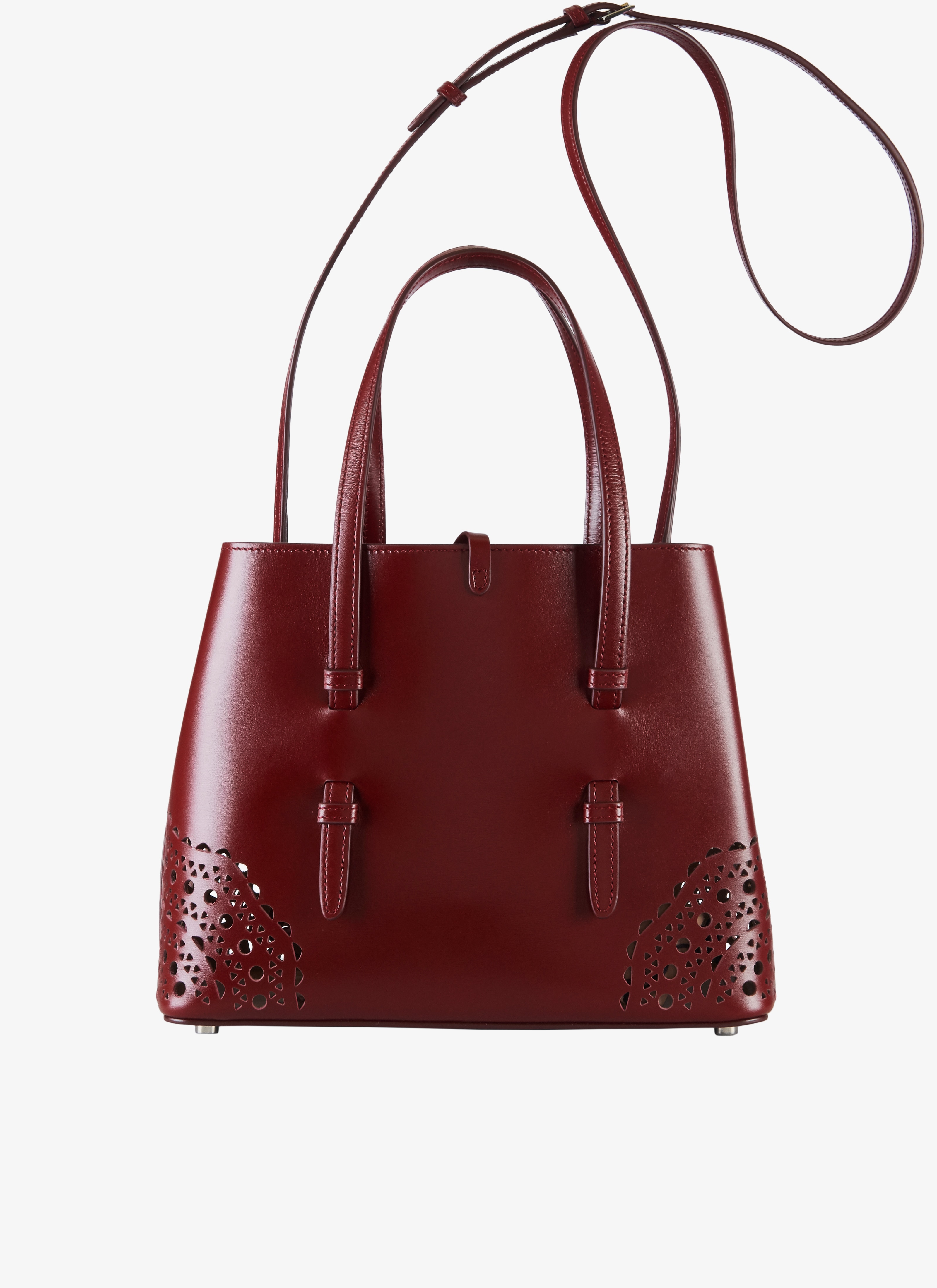 ALAÏA GARNET RED  TOTE BAG C.LUX QUART VIENNE VAGUE GRENAT