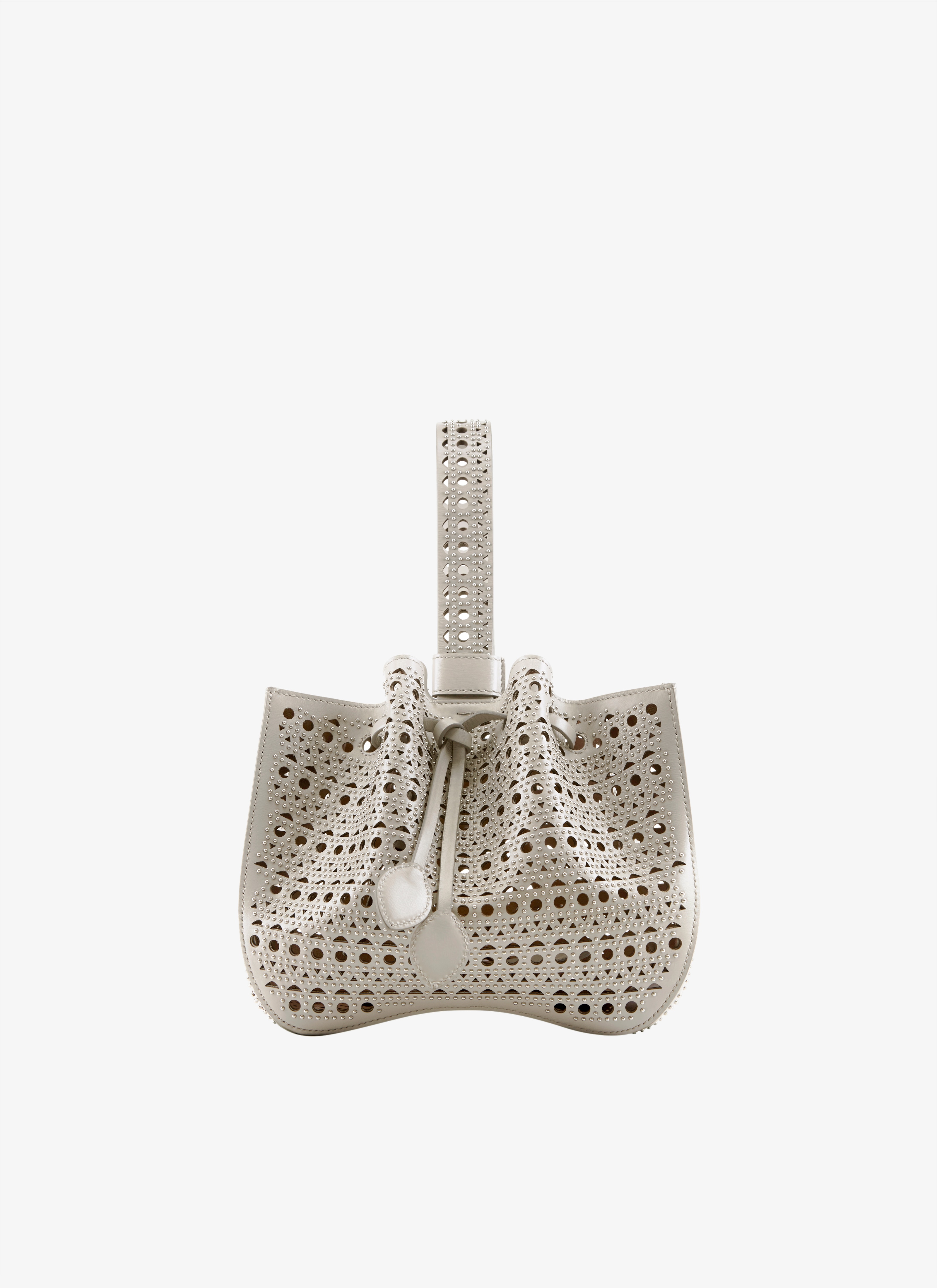 ALAÏA PEARL ROSE-MARIE 19 HANDBAG