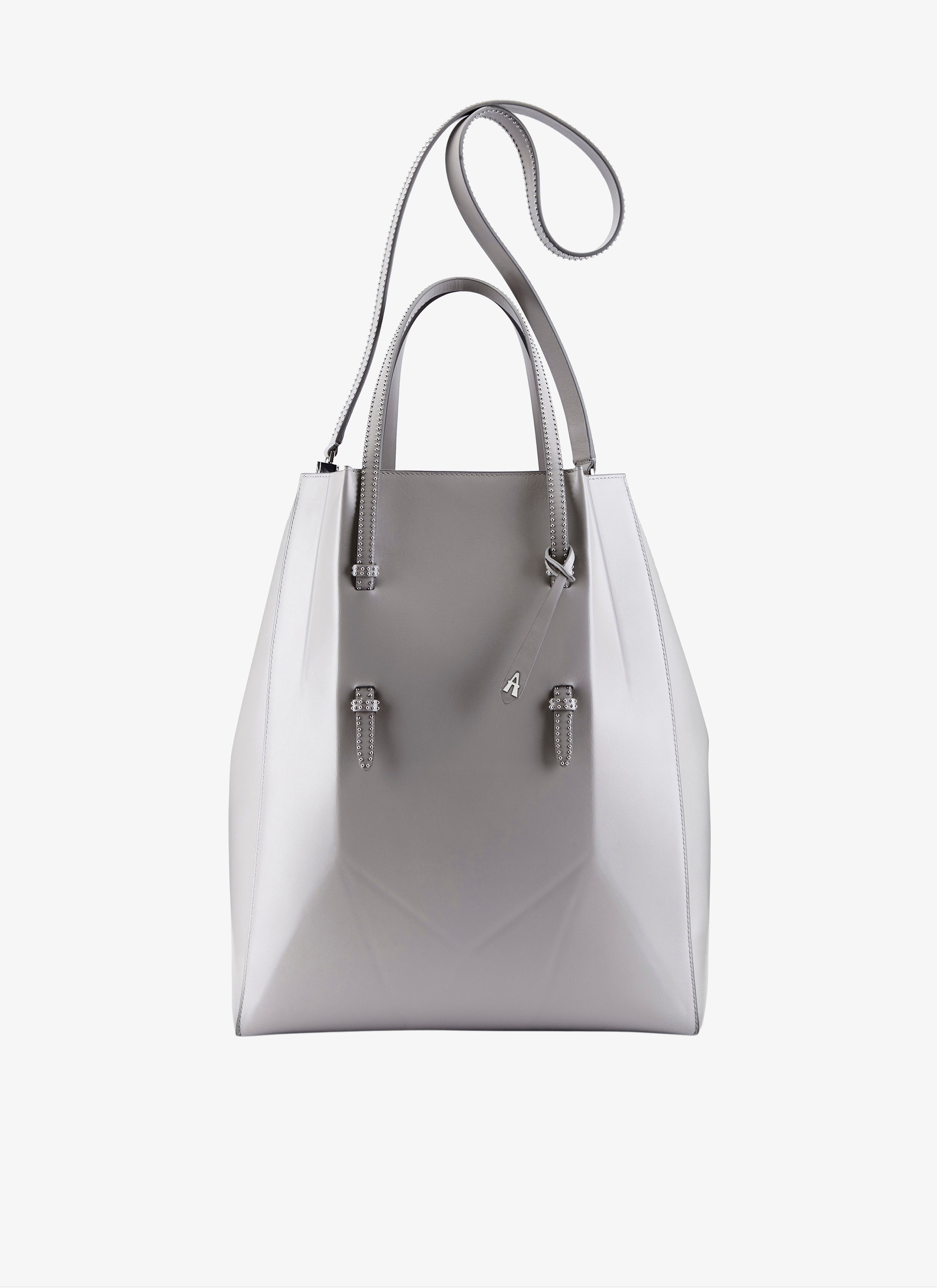 ALAÏA PEARL  CLOSED BAG IM CUIR LUX BANDE CLOU PEARL